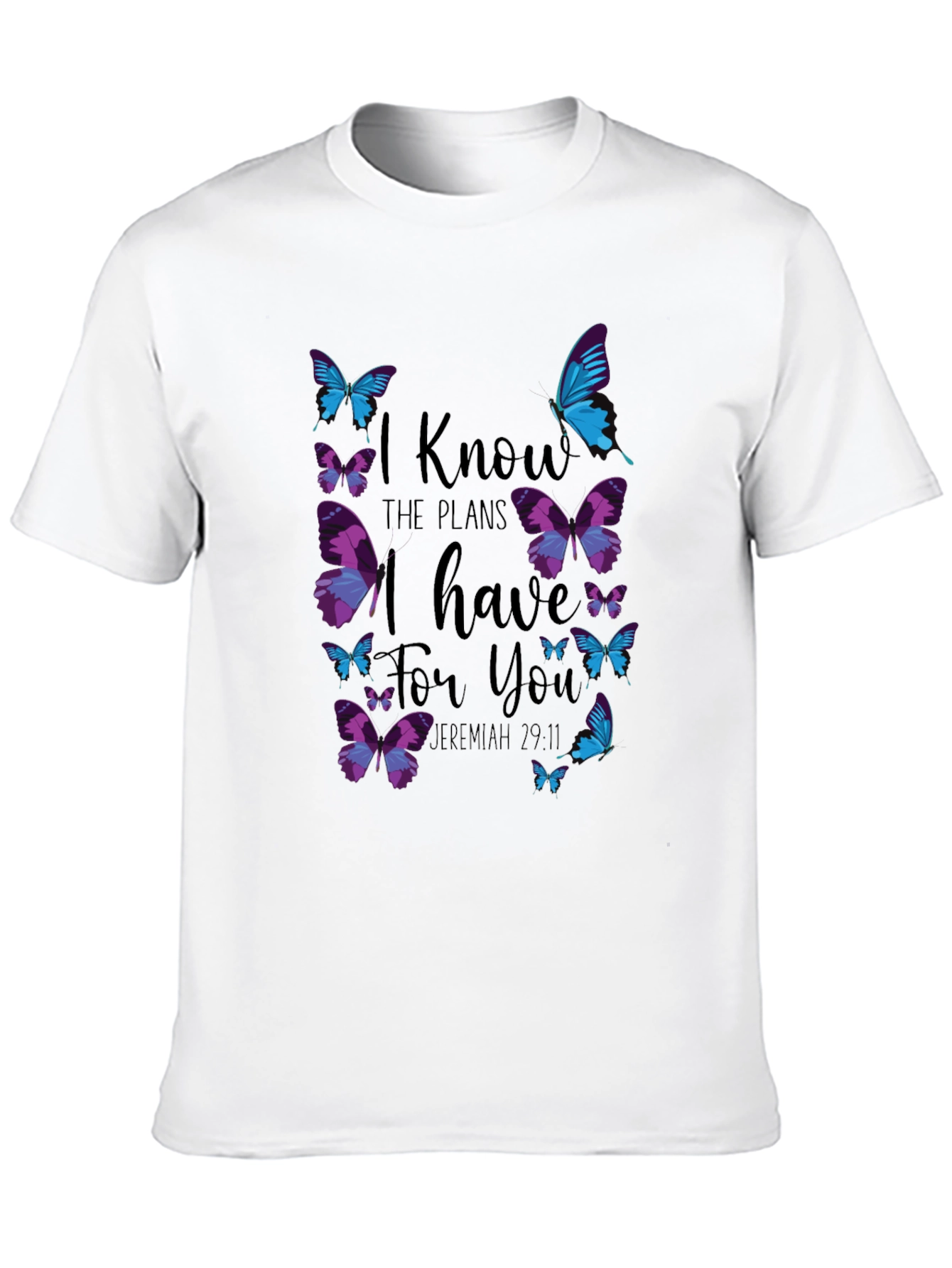 Butterfly Jeremiah 29:11 Graphic Tee