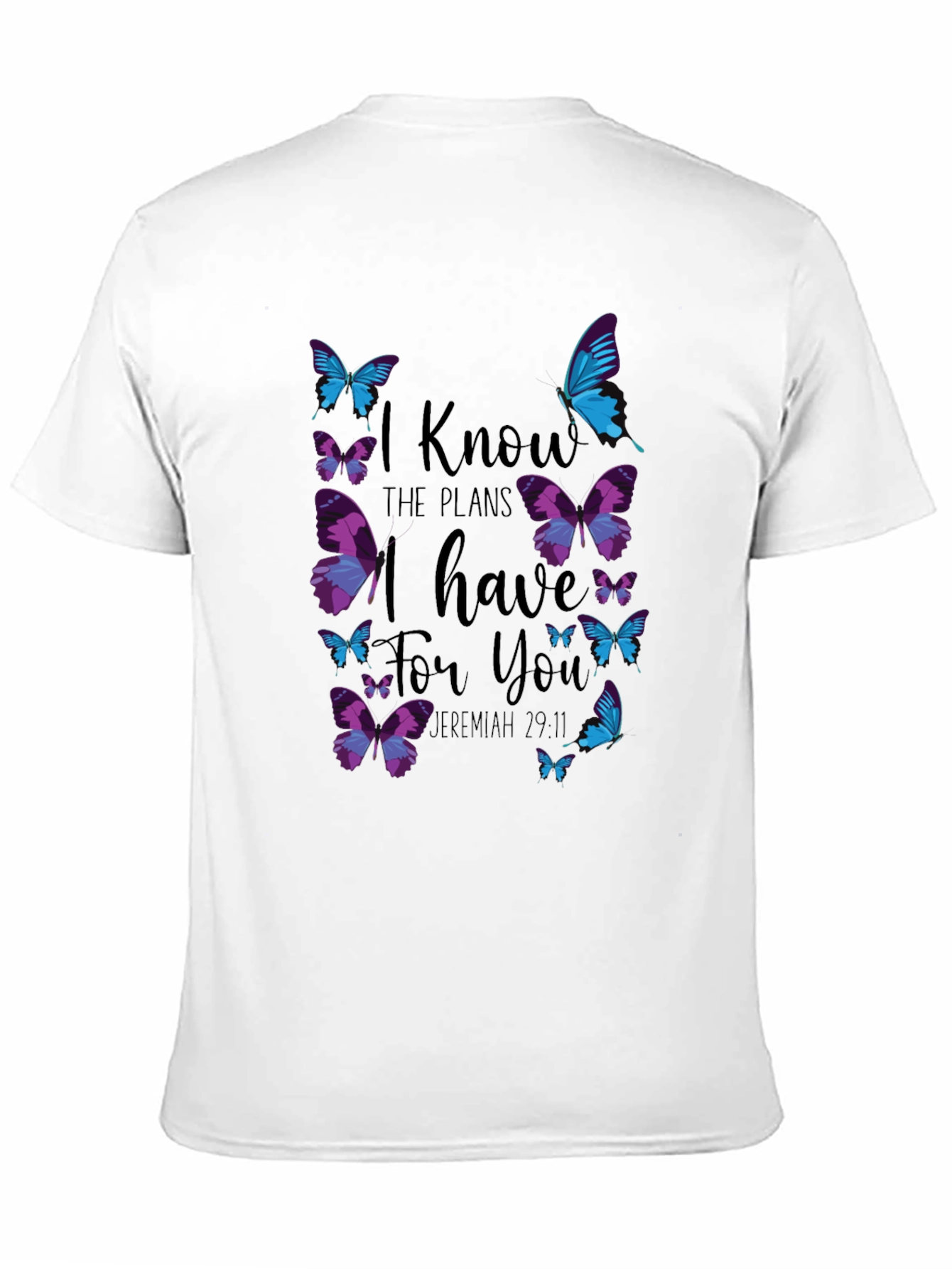 Butterfly Jeremiah 29:11 Graphic Tee
