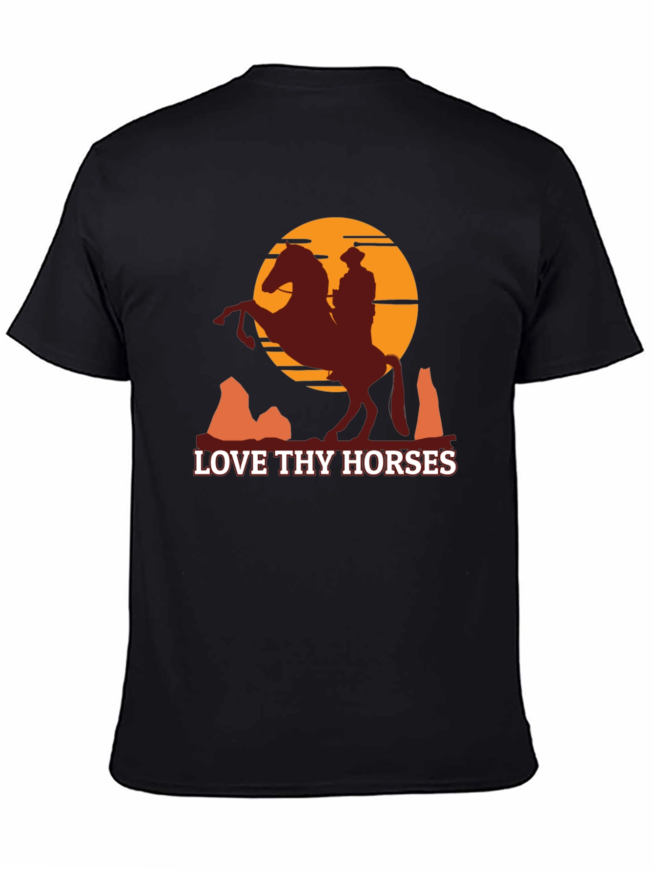 Love Thy Horses Graphic Tee - Western Style