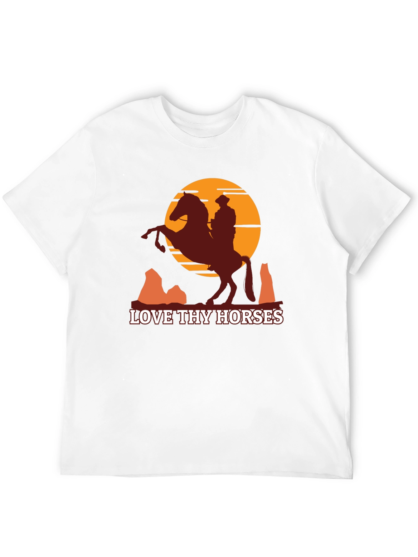 Love Thy Horses Graphic Tee - Western Style