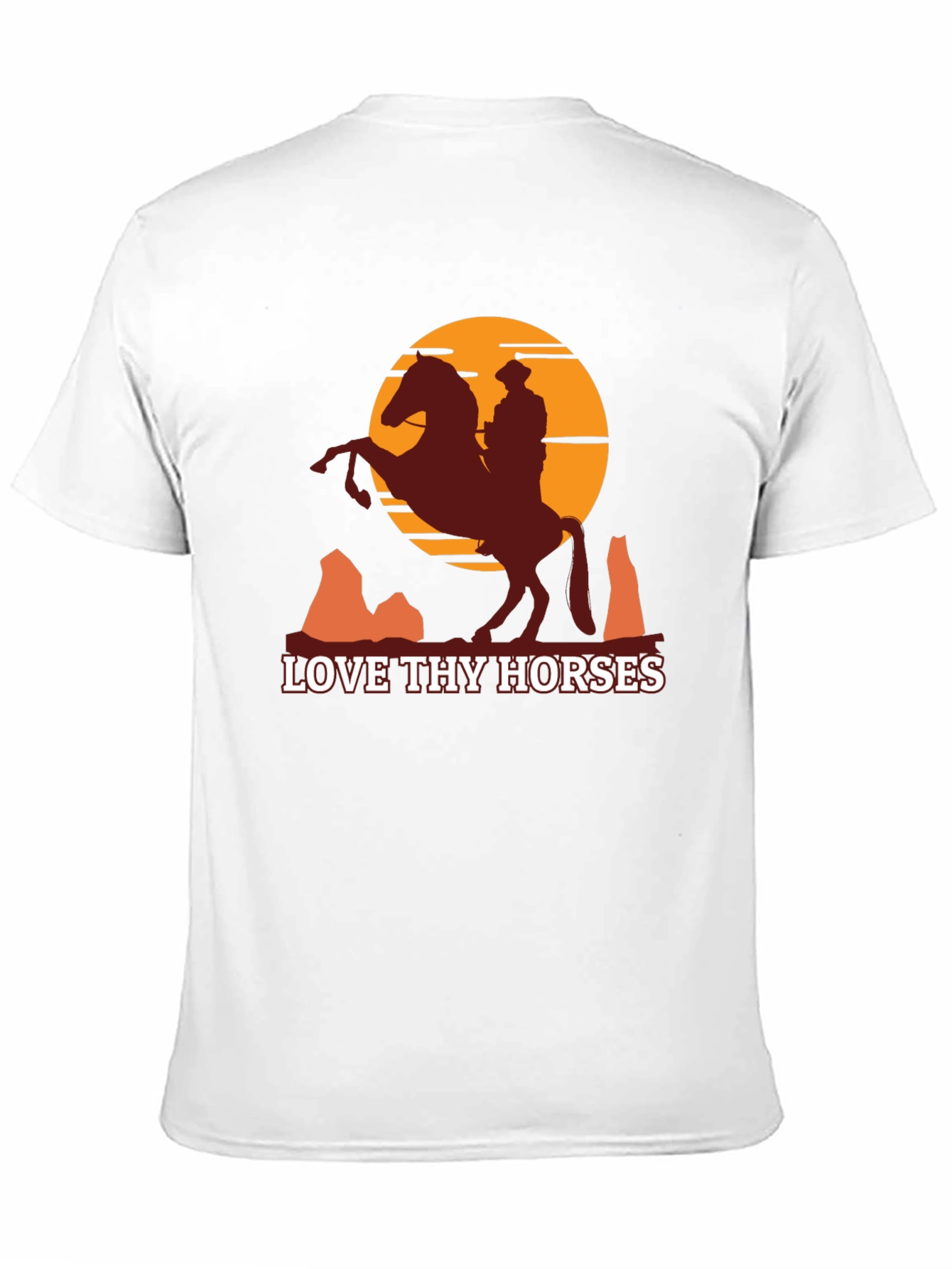 Love Thy Horses Graphic Tee - Western Style