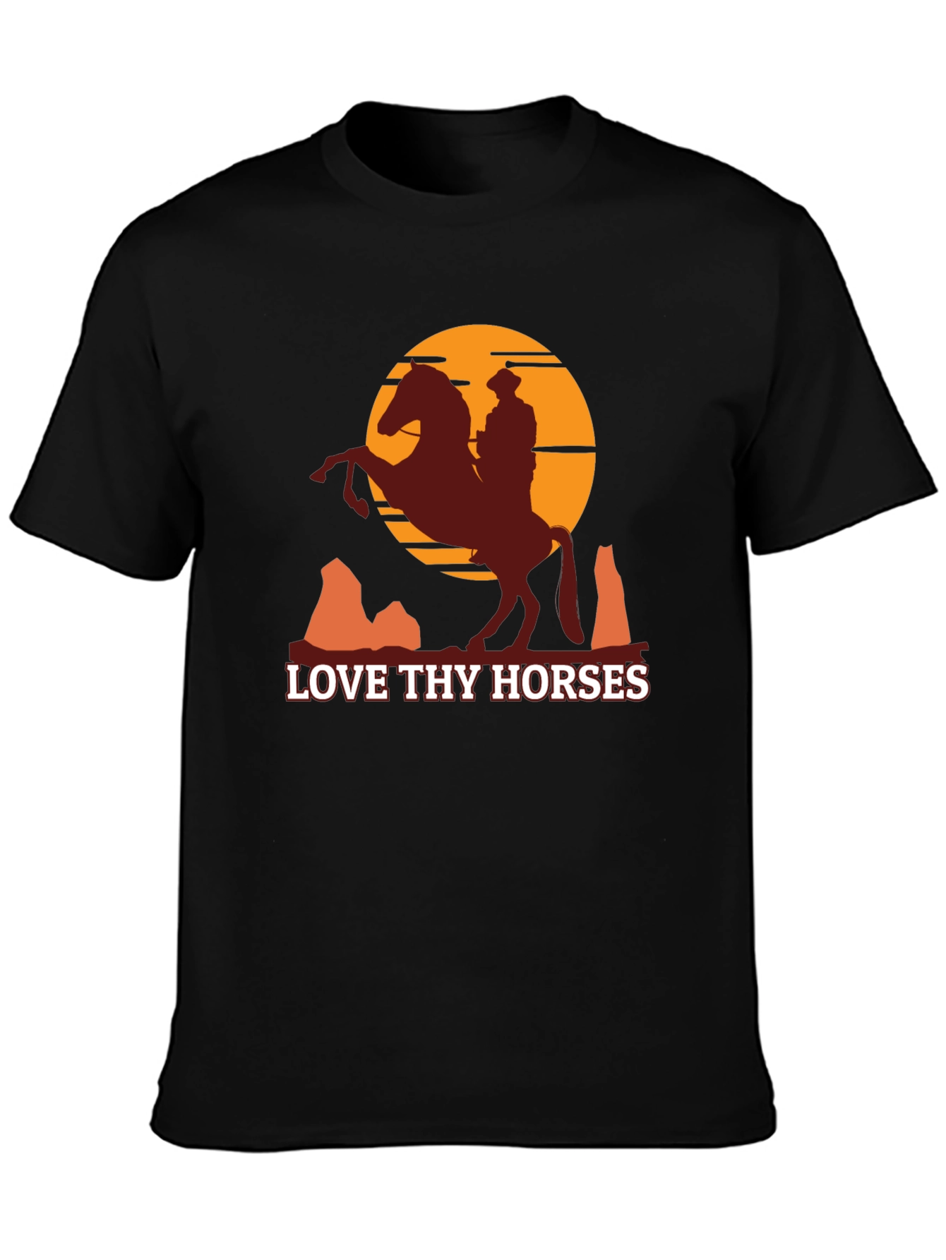 Love Thy Horses Graphic Tee - Western Style