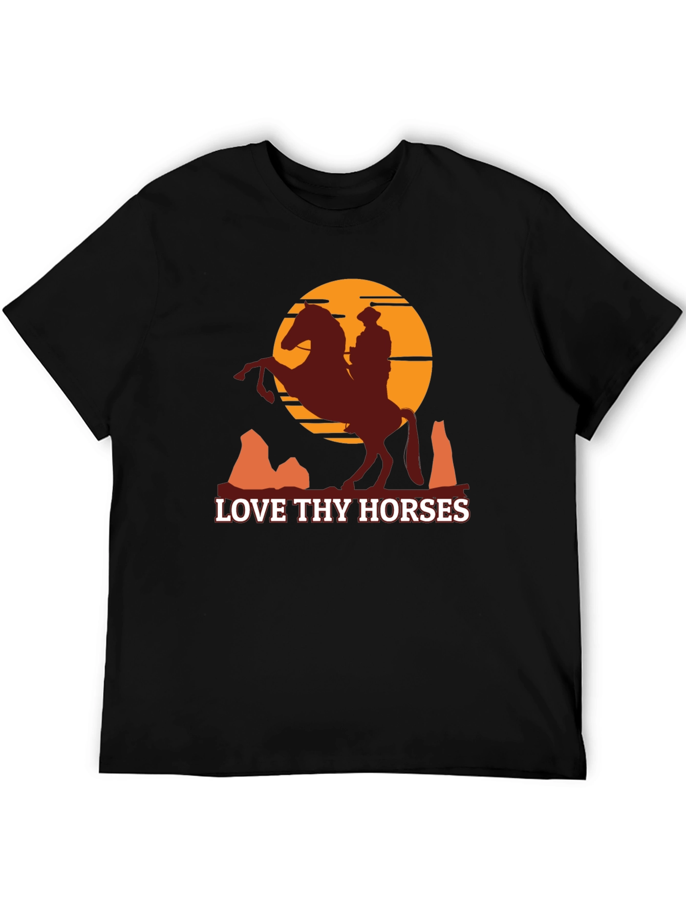 Love Thy Horses Graphic Tee - Western Style