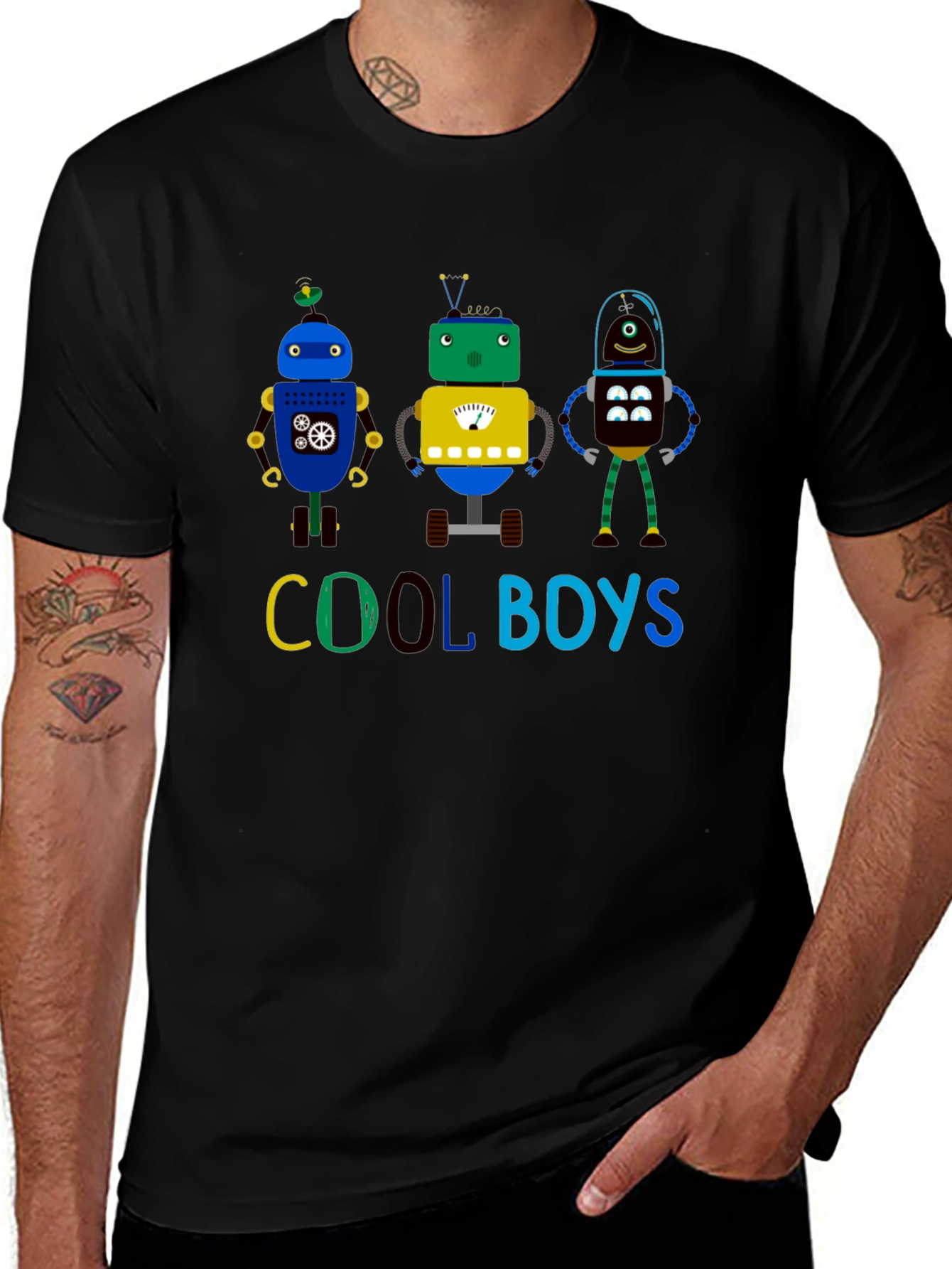 Cool Boys Robot T-Shirt: Fun Graphic Tee