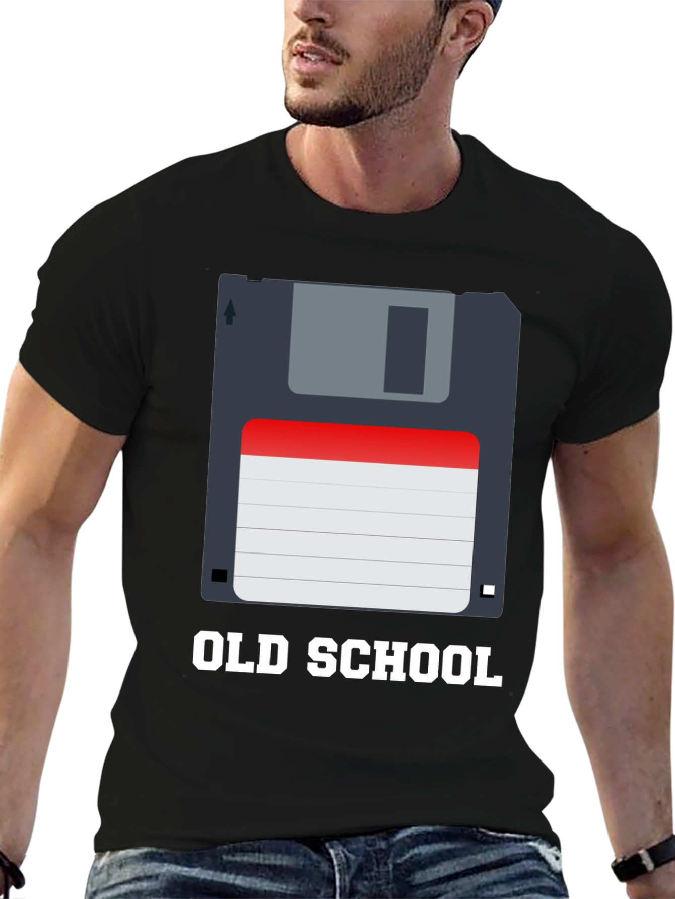 Retro Old School Floppy Disk T-Shirt