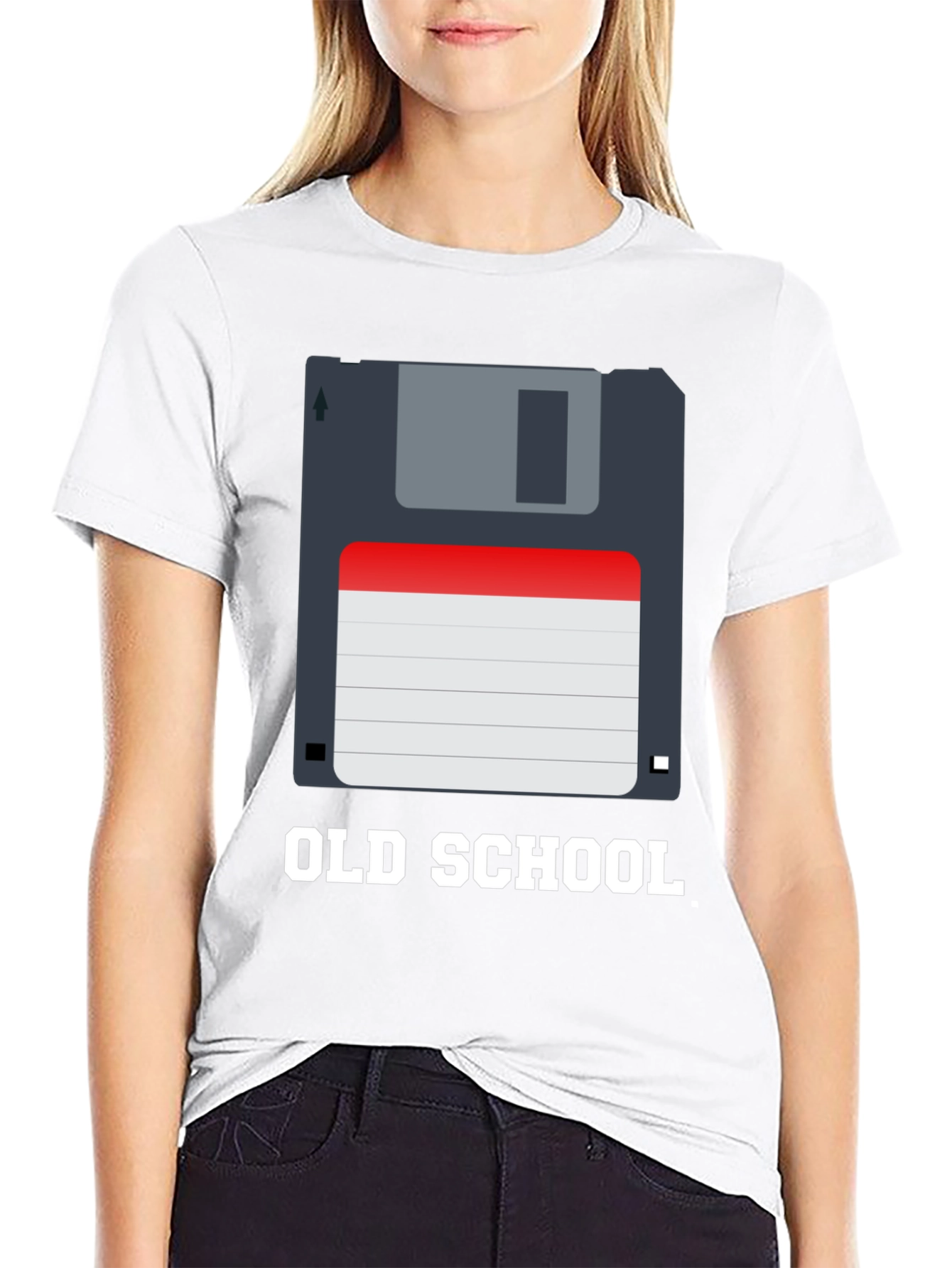 Retro Old School Floppy Disk T-Shirt