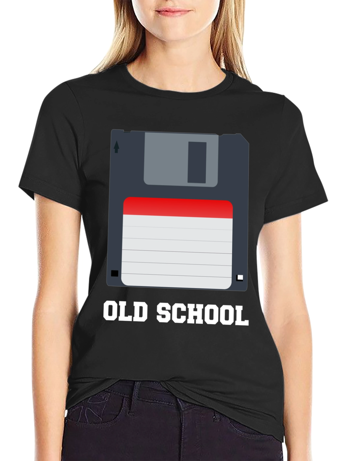 Retro Old School Floppy Disk T-Shirt