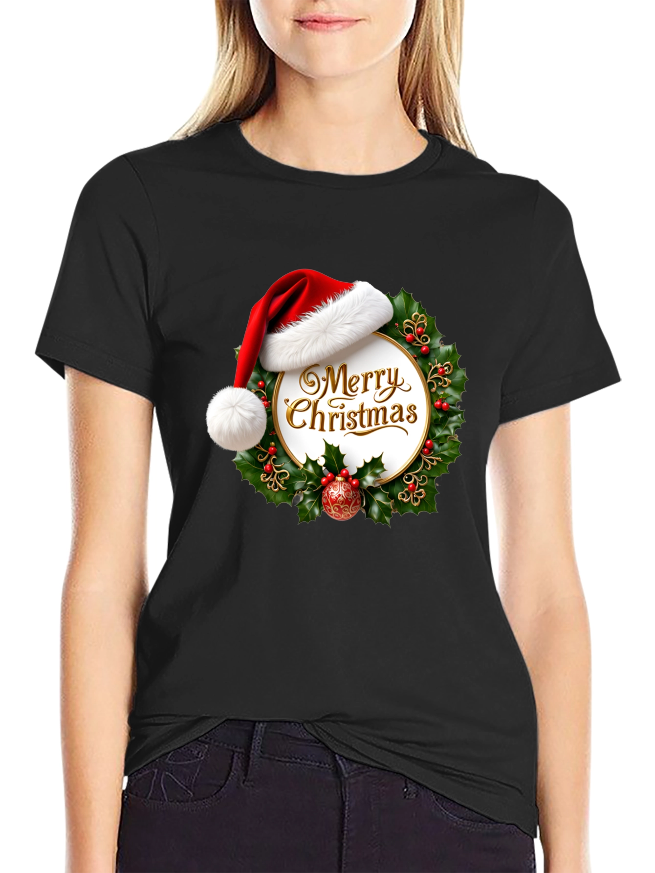 Festive Christmas T-Shirt - Holiday Season Apparel