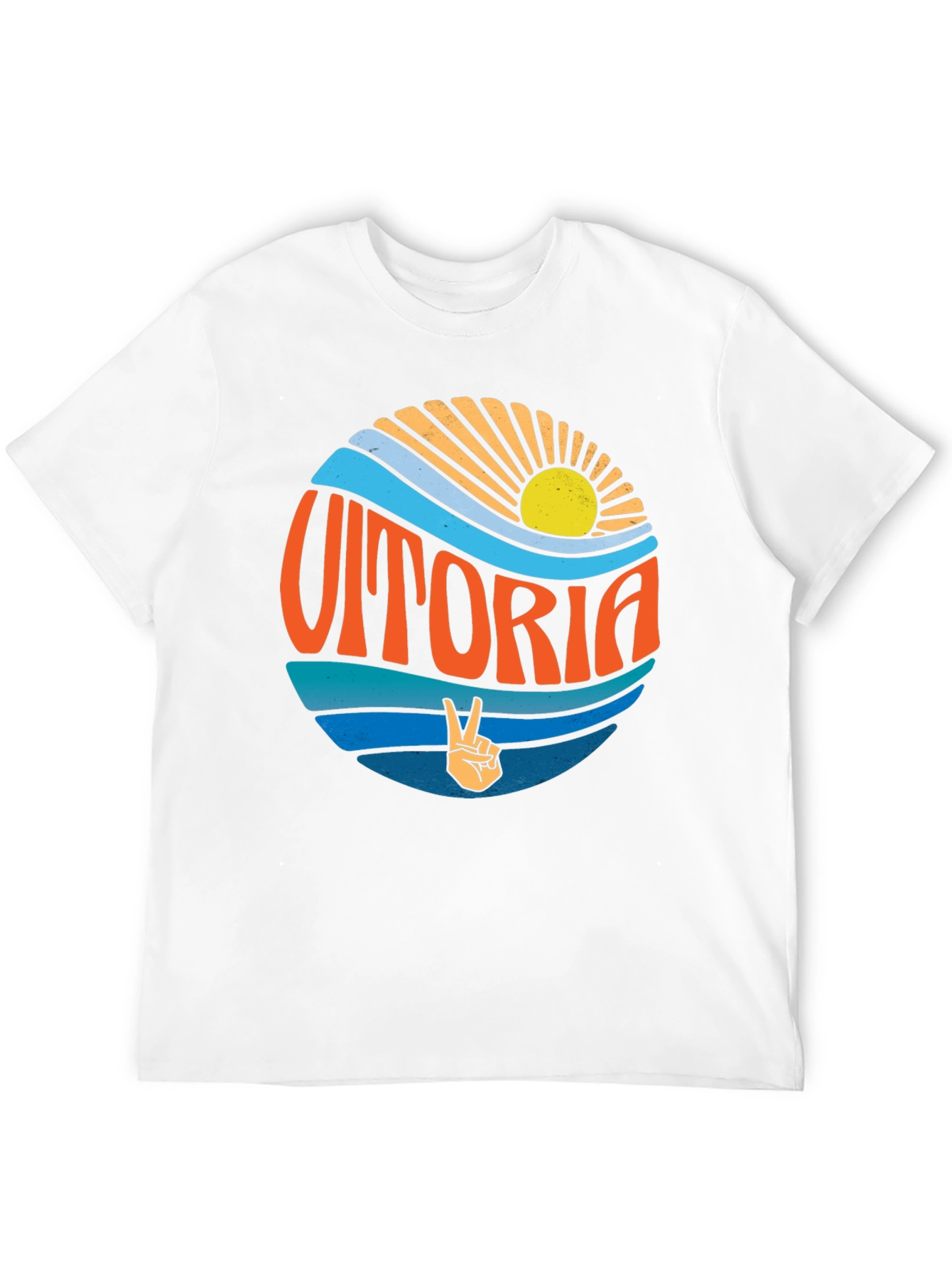 Retro Vitoria T-Shirt - Coastal Vibes