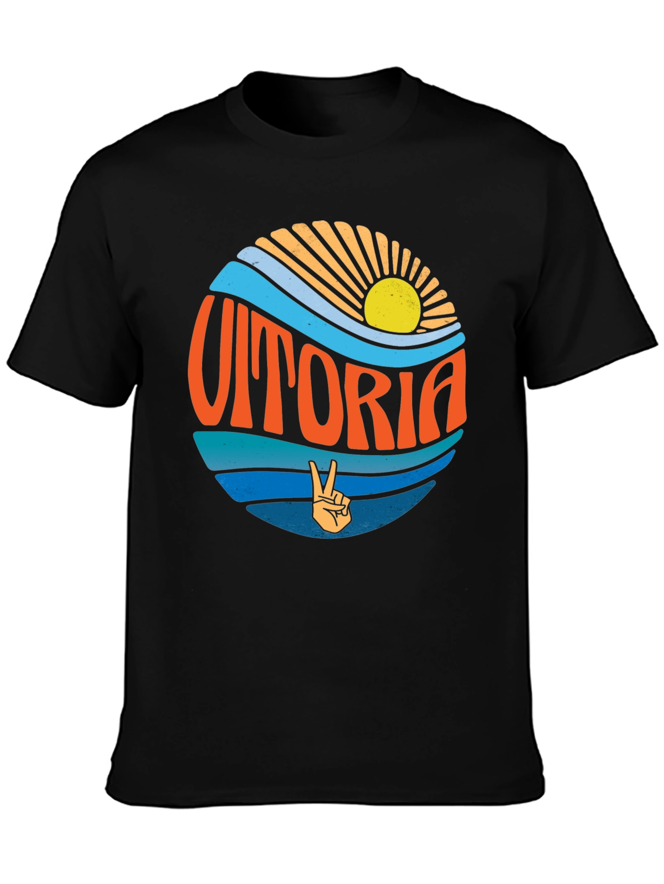 Retro Vitoria T-Shirt - Coastal Vibes