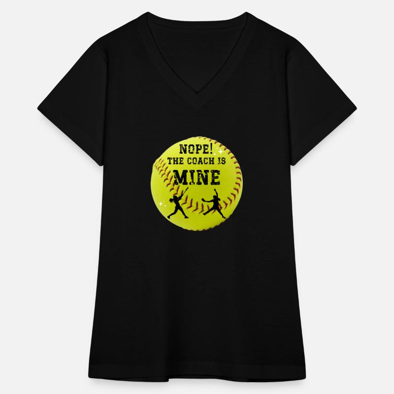 Nope, the coach is mine! Softball fun.