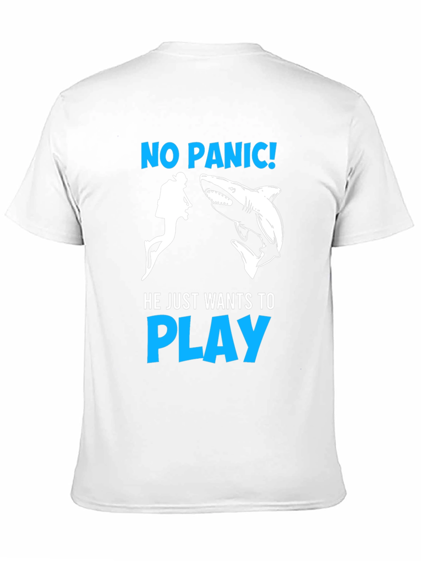 No Panic Shark Play T-Shirt