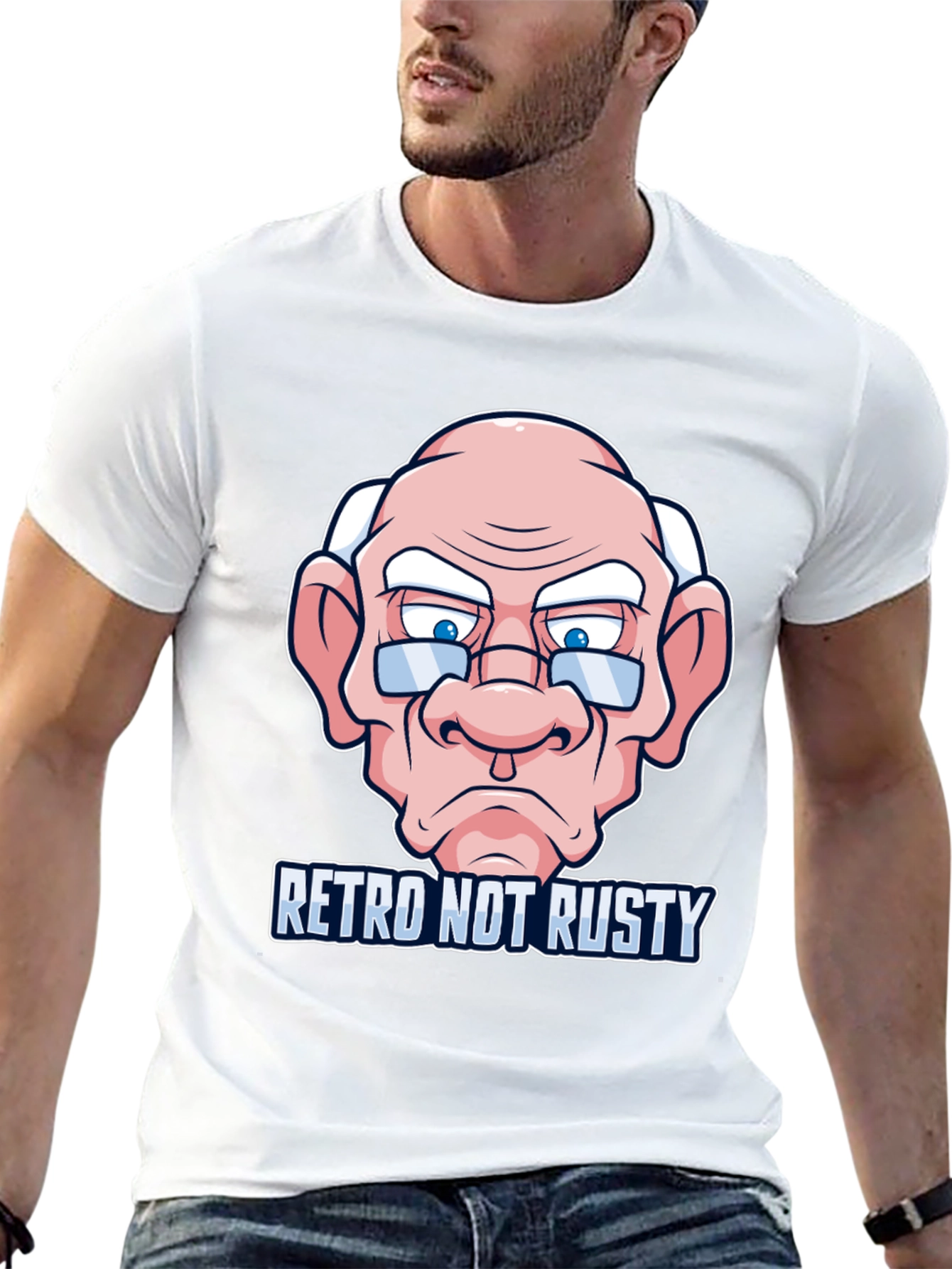 Retro Not Rusty Graphic T-Shirt