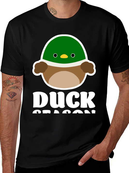 Duck Season Graphic Tee - Cute Cartoon Duck