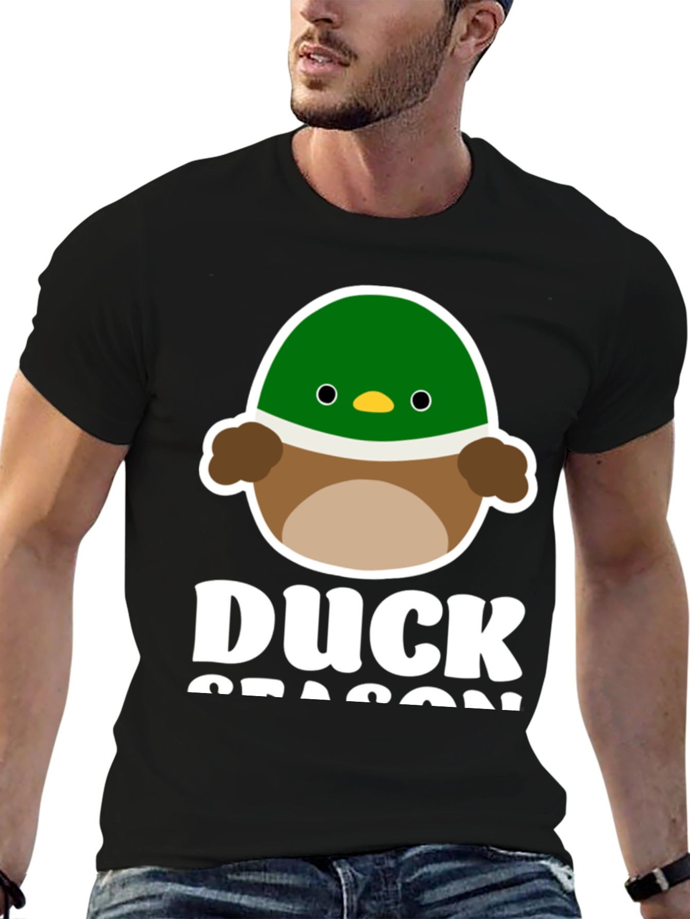 Duck Season Graphic Tee - Cute Cartoon Duck