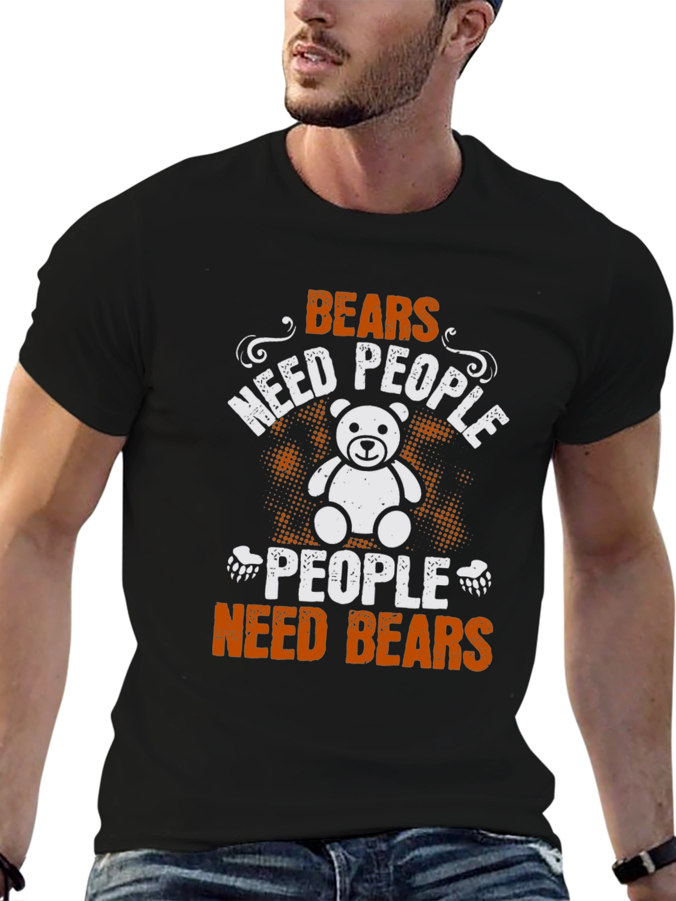 Bears Need People Graphic T-Shirt