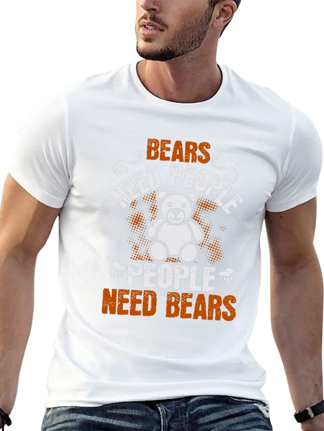 Bears Need People Graphic T-Shirt