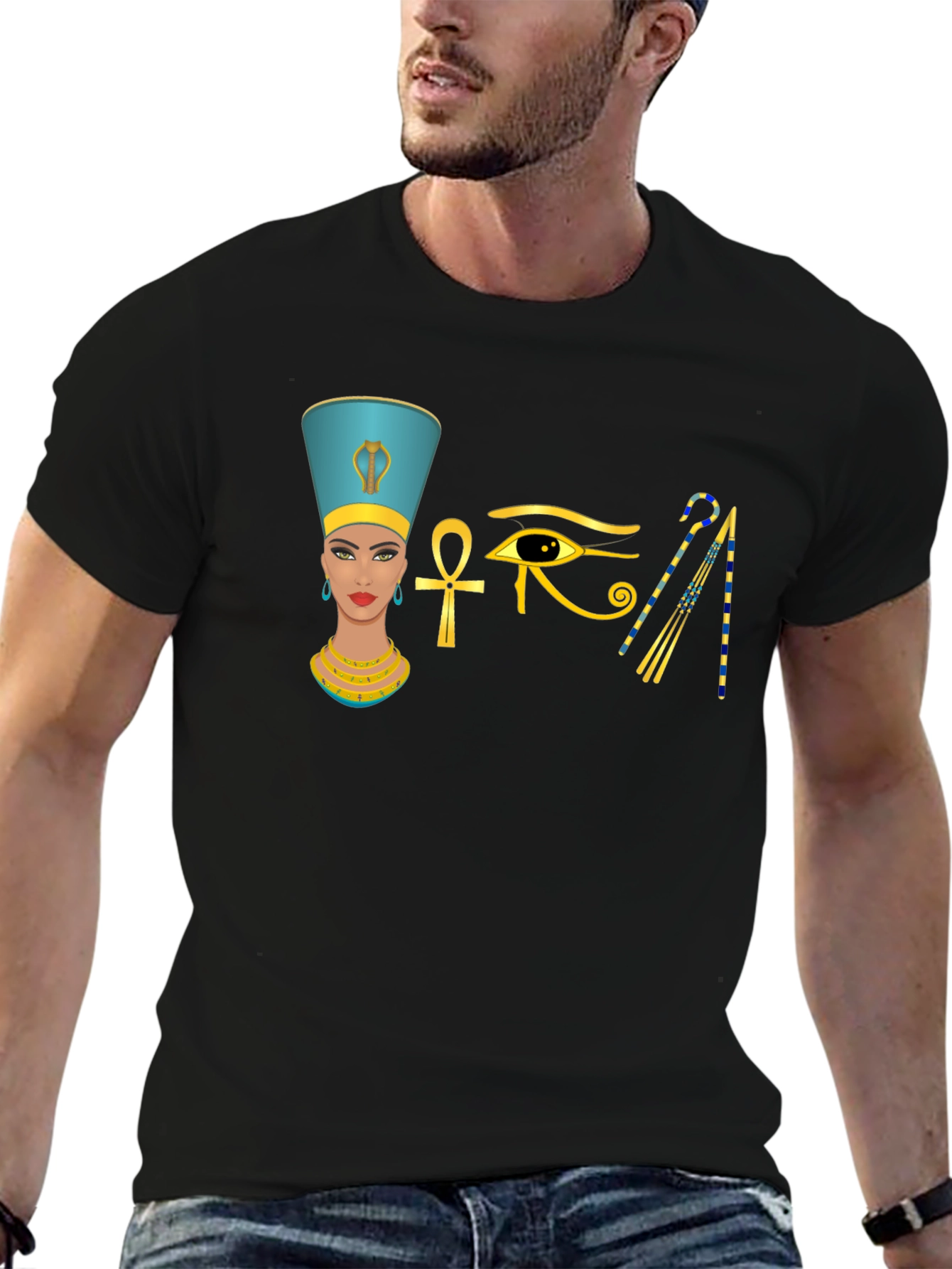 Egyptian Nefertiti Graphic Tee