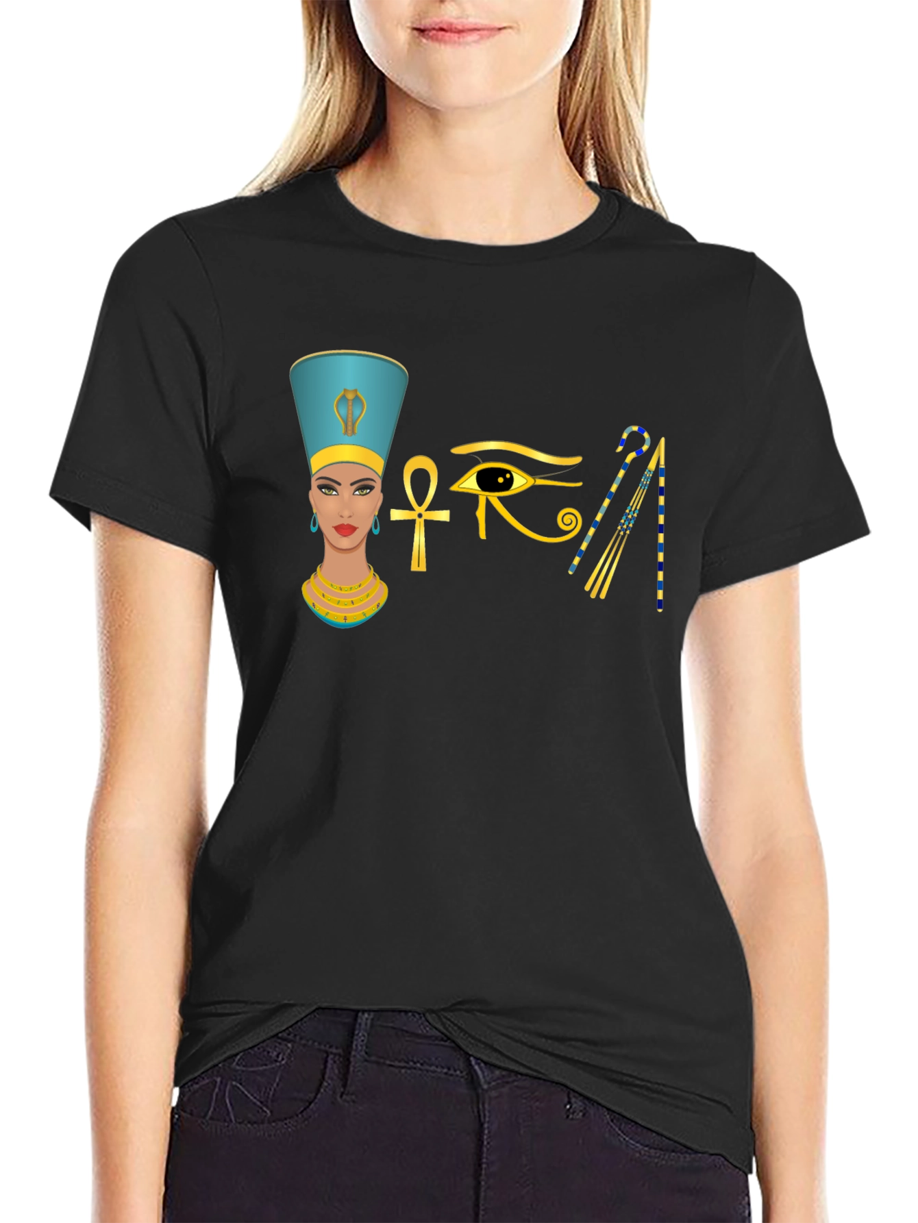 Egyptian Nefertiti Graphic Tee