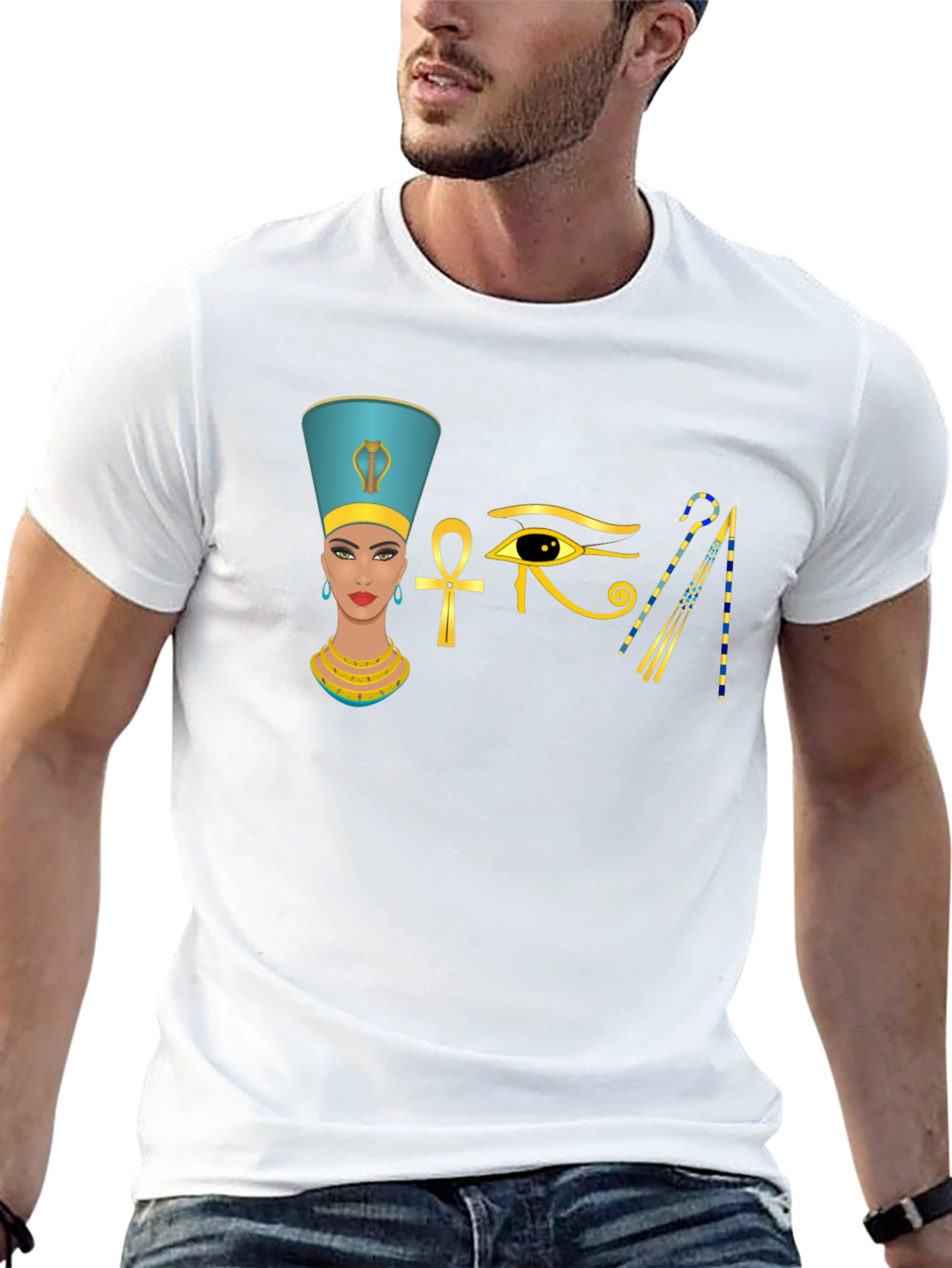 Egyptian Nefertiti Graphic Tee