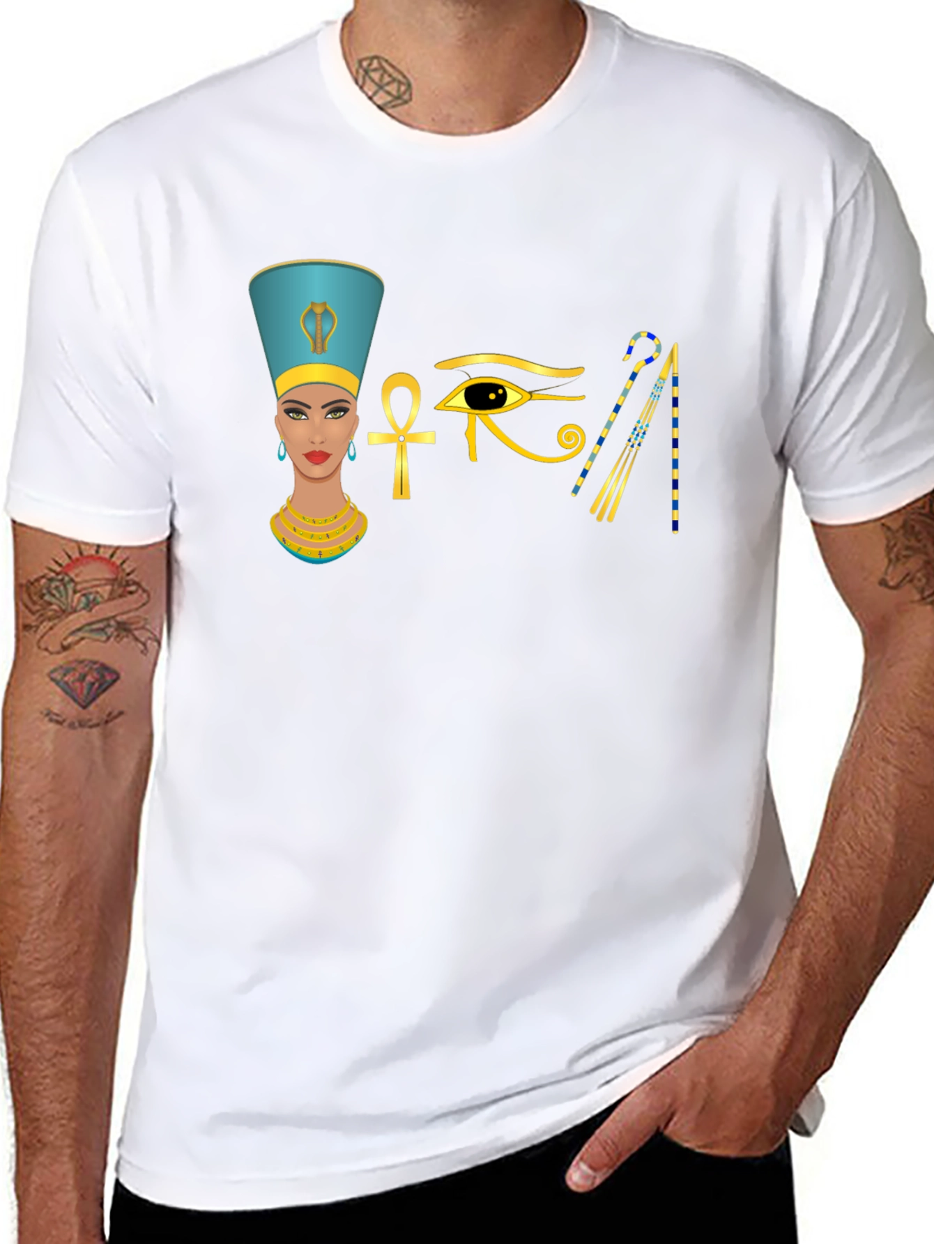 Egyptian Nefertiti Graphic Tee