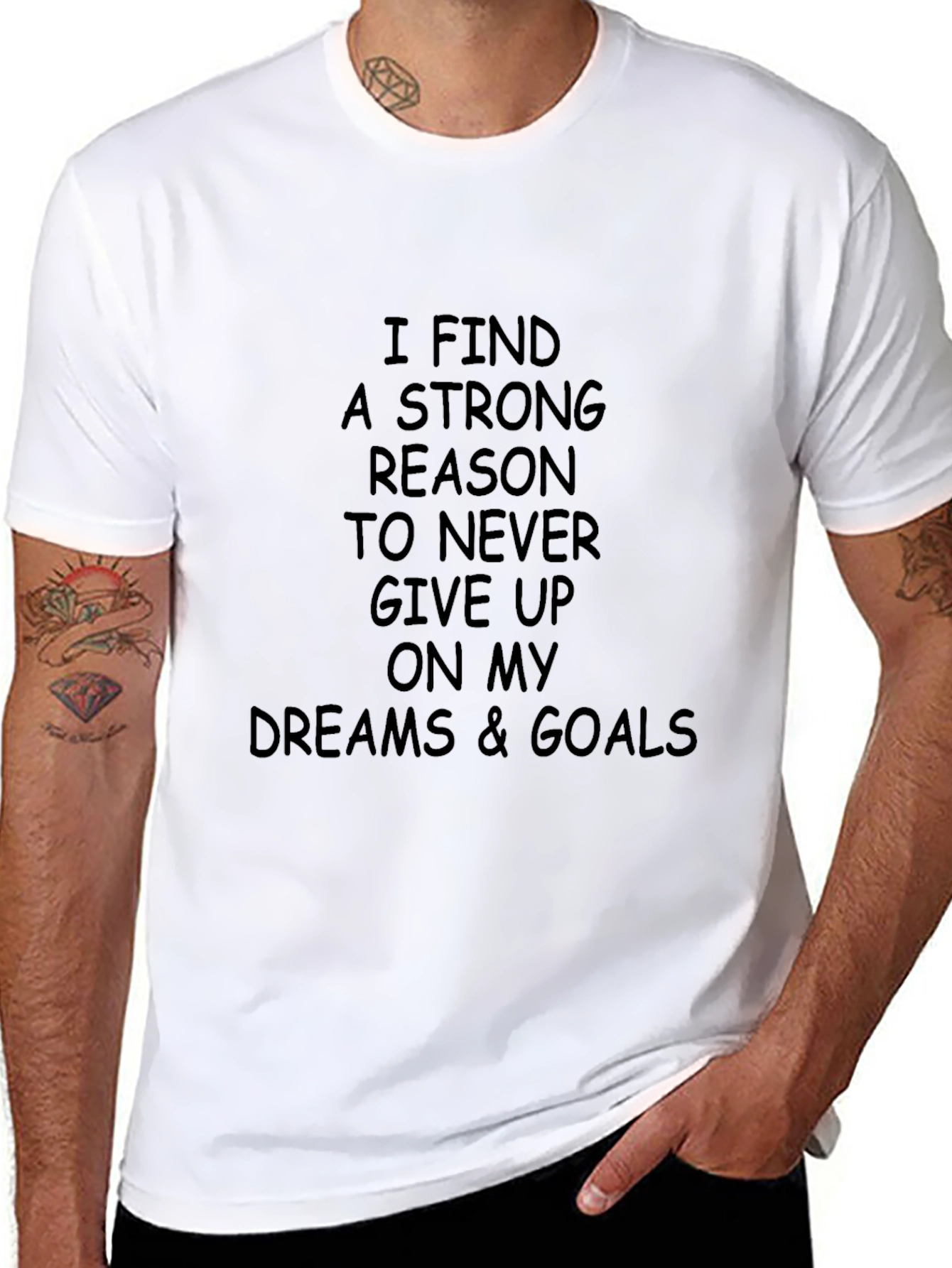 Motivational Graphic T-Shirt: Strong Reason