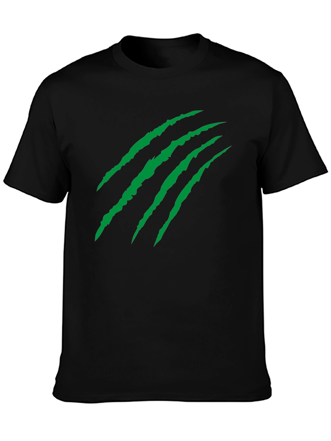 Mens Black Claw Graphic Tee - Casual Style