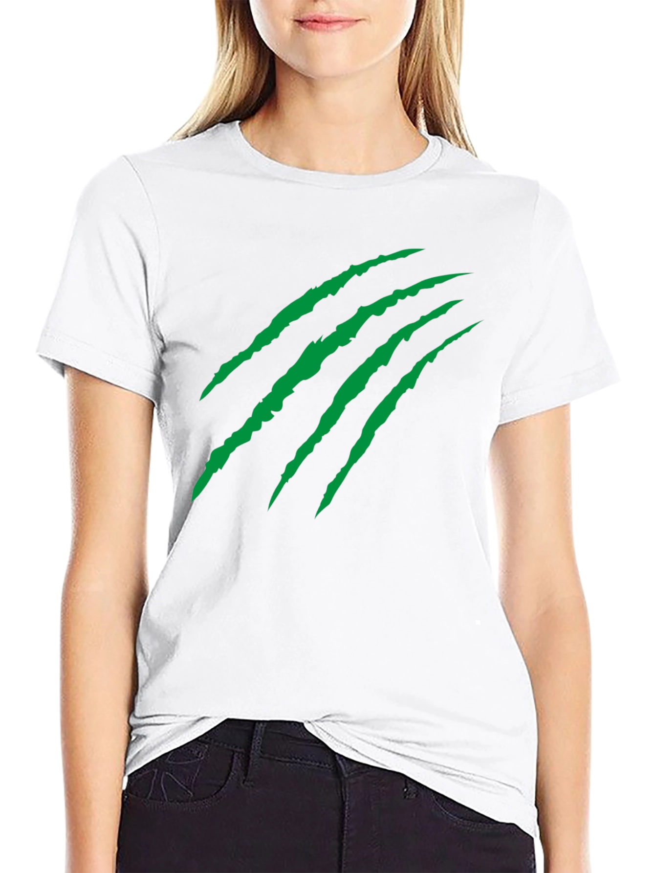 Mens Black Claw Graphic Tee - Casual Style