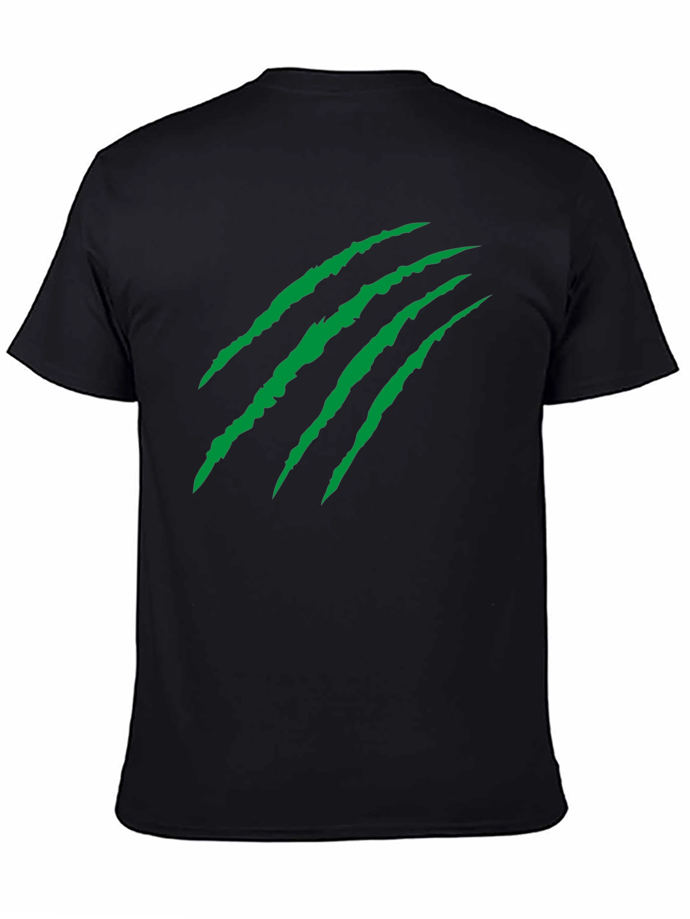 Mens Black Claw Graphic Tee - Casual Style