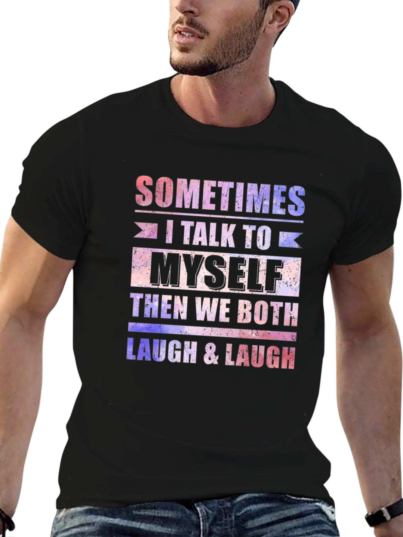 Funny I Talk to Myself Graphic Tee