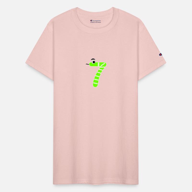 Number Seven 7 Children Birthday Learning Snake