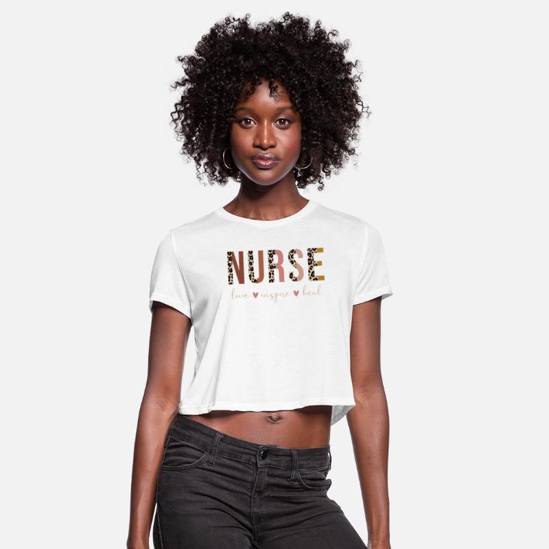 Nurse Love Inspire Heal Leopard Nursing