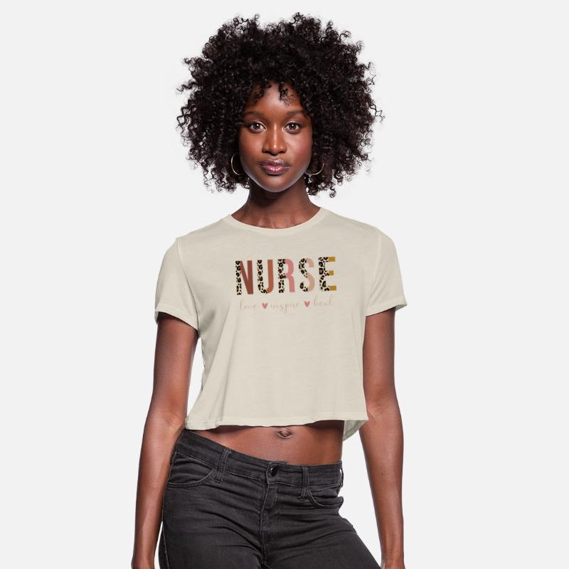 Nurse Love Inspire Heal Leopard Nursing