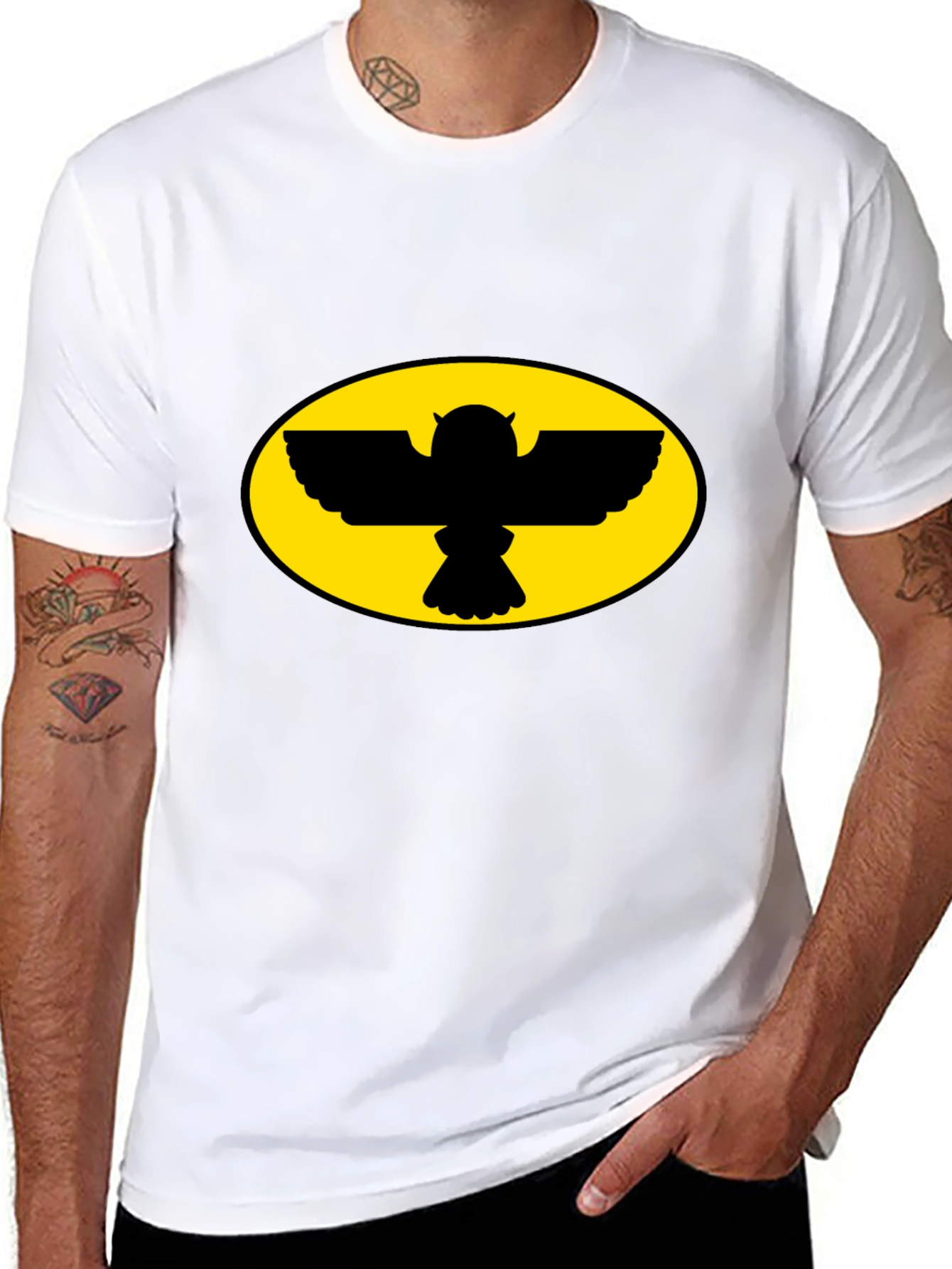 Court of Owls Black Graphic Tee