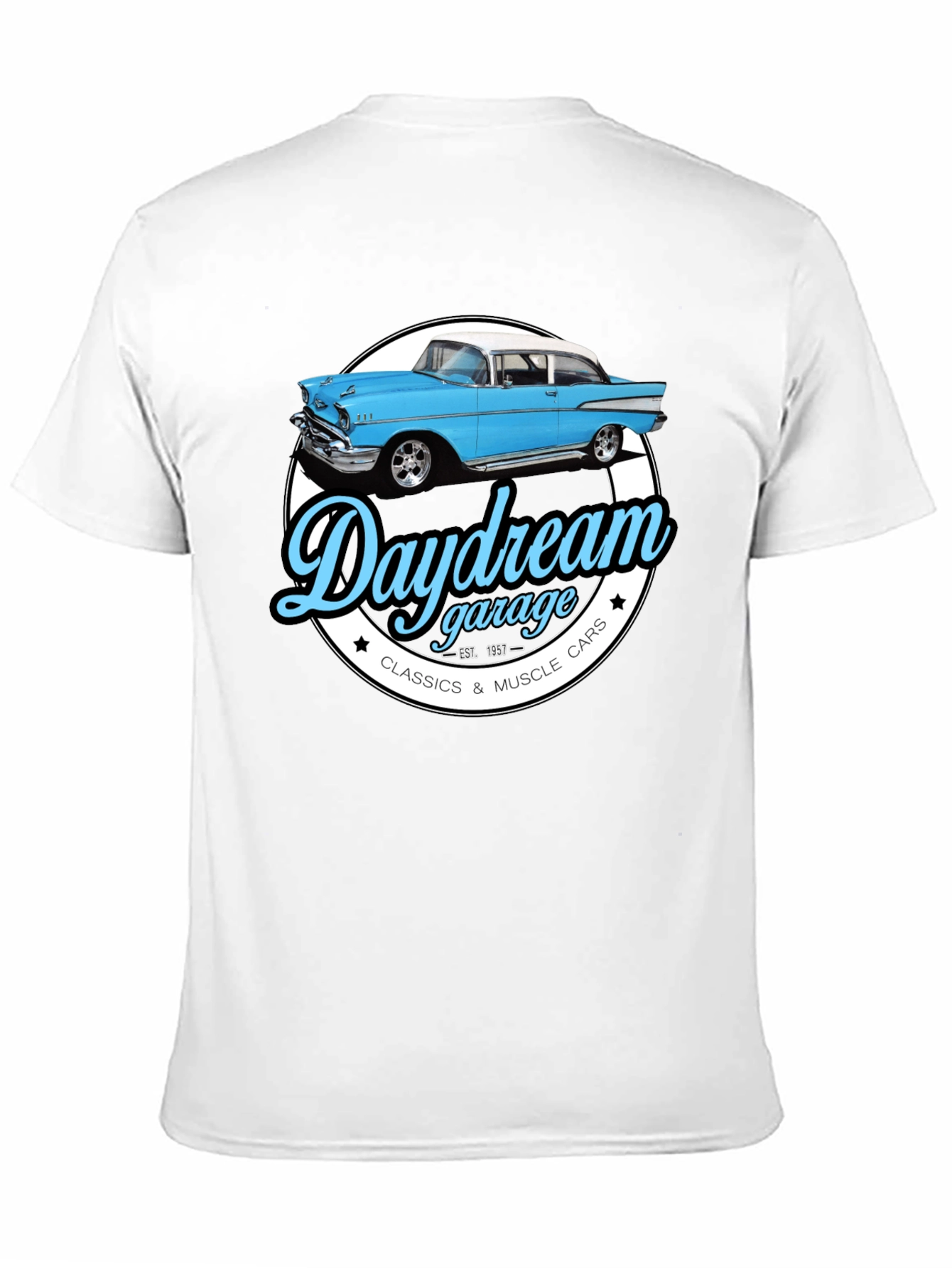 Daydream Garage Classic Car Graphic T-Shirt