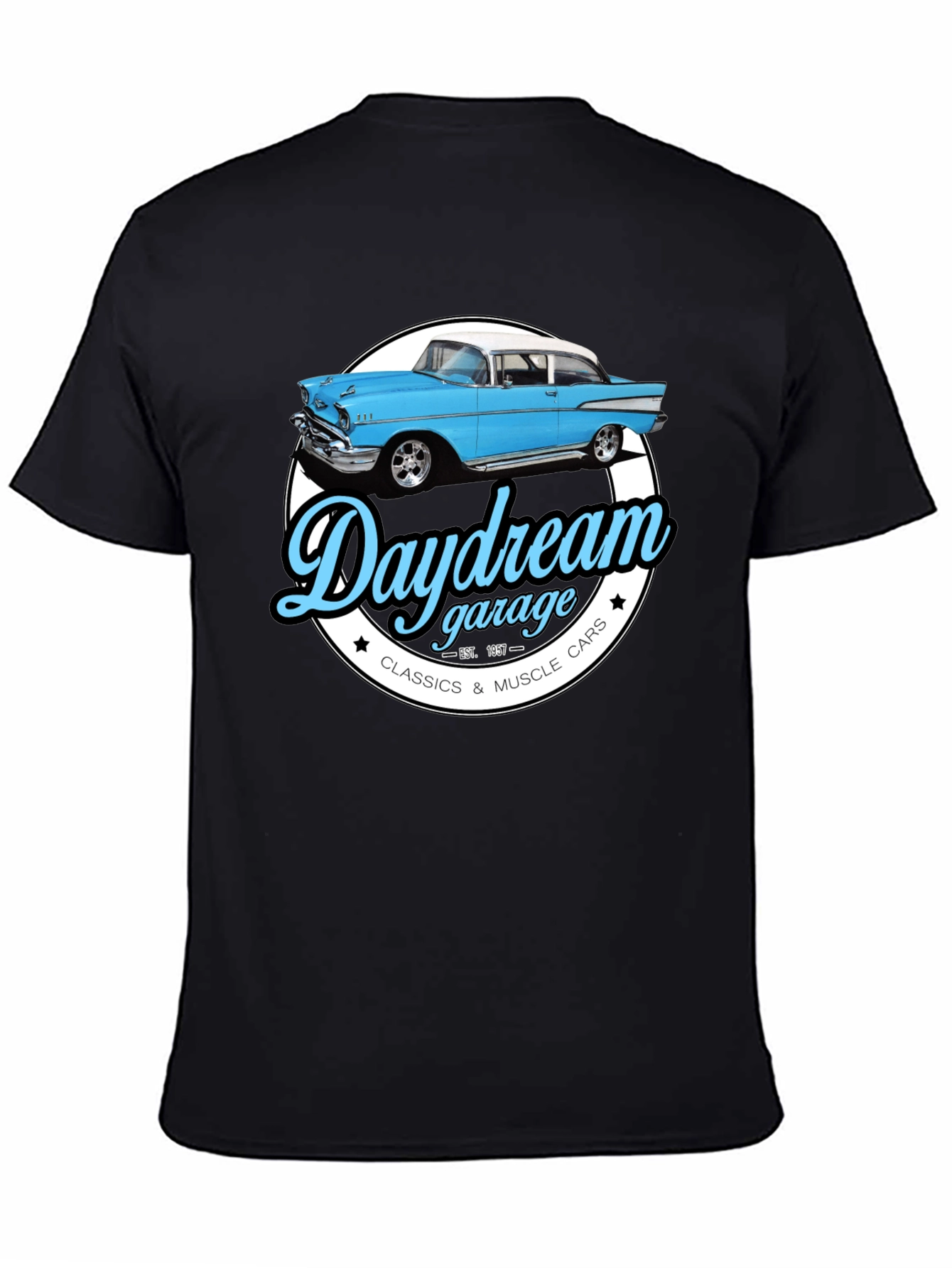 Daydream Garage Classic Car Graphic T-Shirt