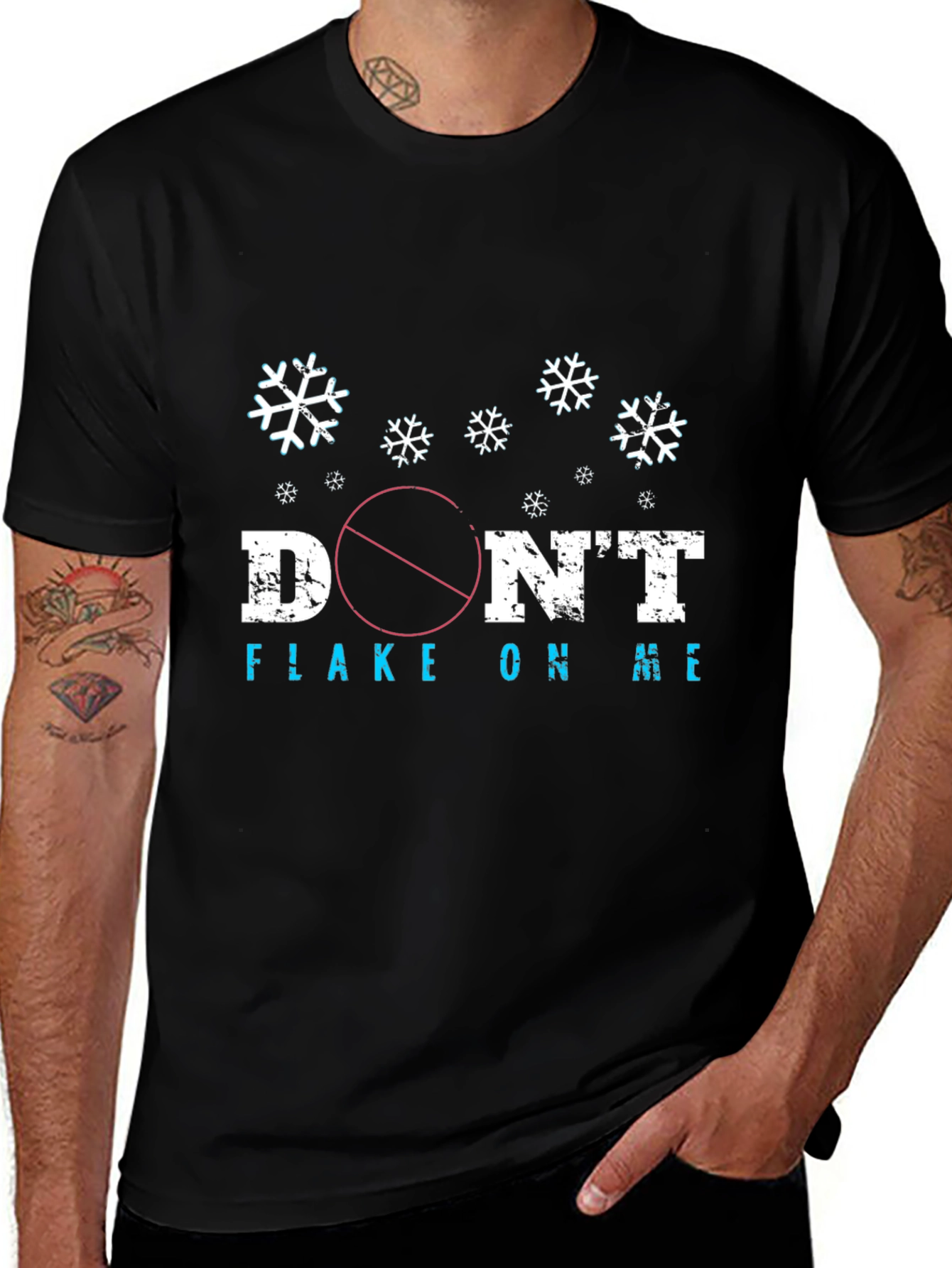 Dont Flake On Me Graphic Tee Shirt