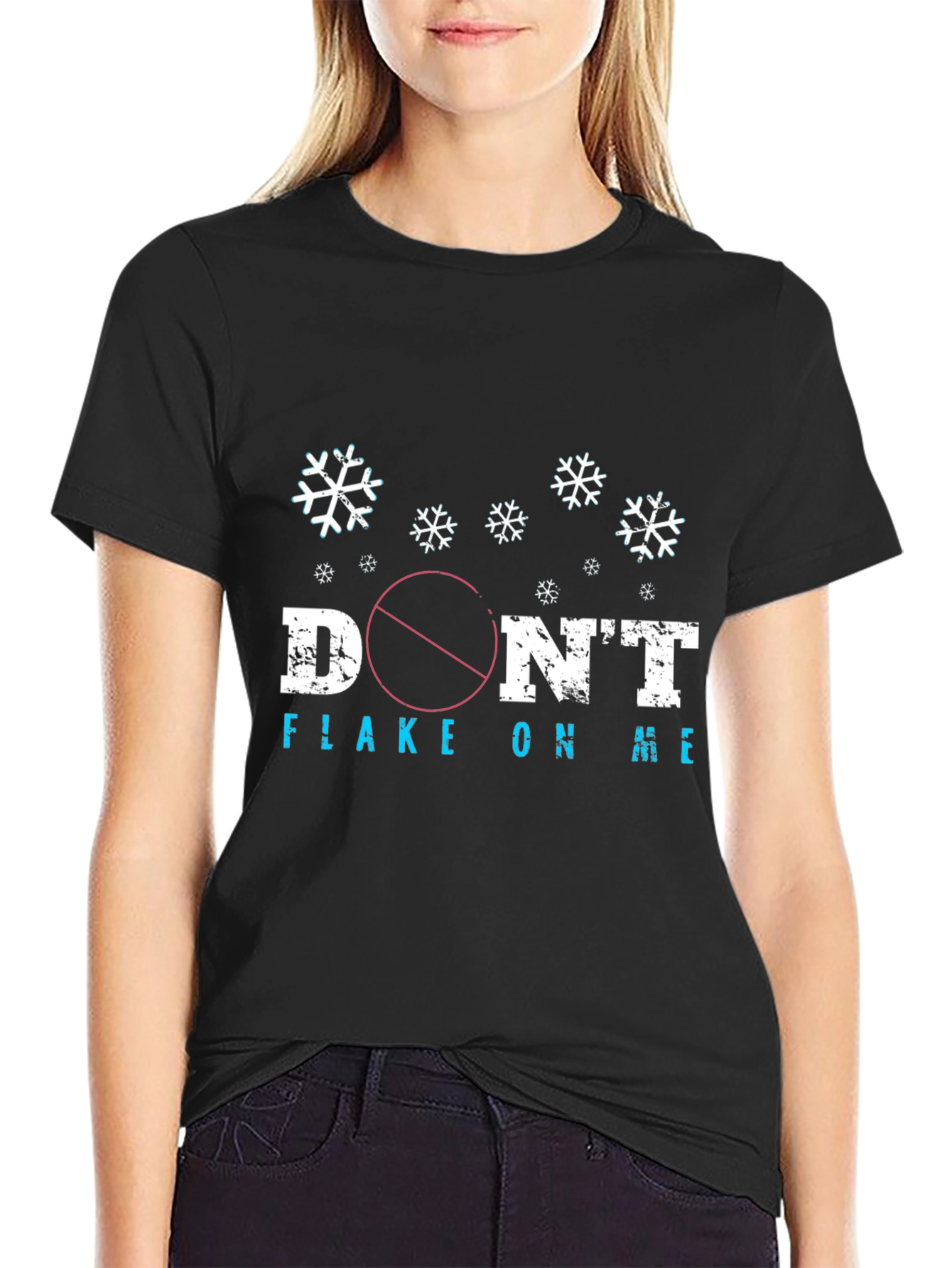 Dont Flake On Me Graphic Tee Shirt