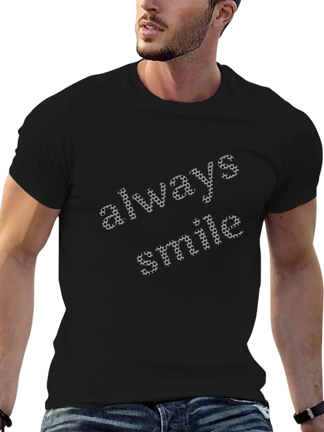 Always Smile Graphic Tee - Stylish Casual Wear