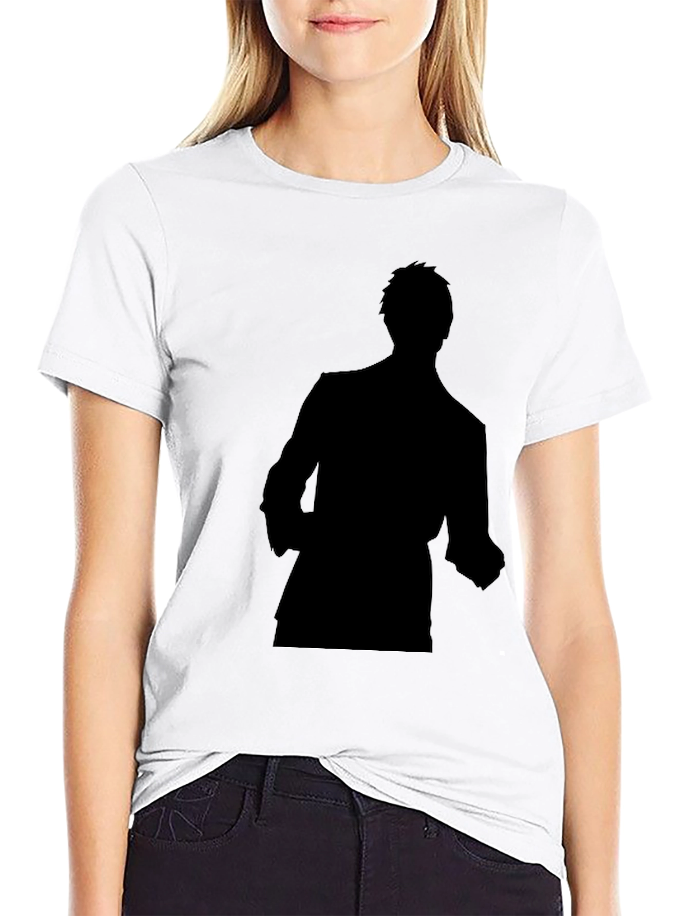 Black Silhouette Graphic T-Shirt