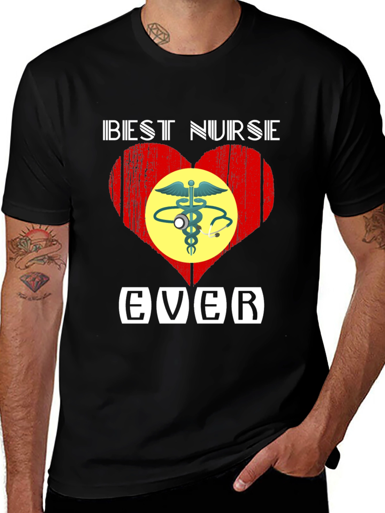 Best Nurse Ever Graphic T-Shirt