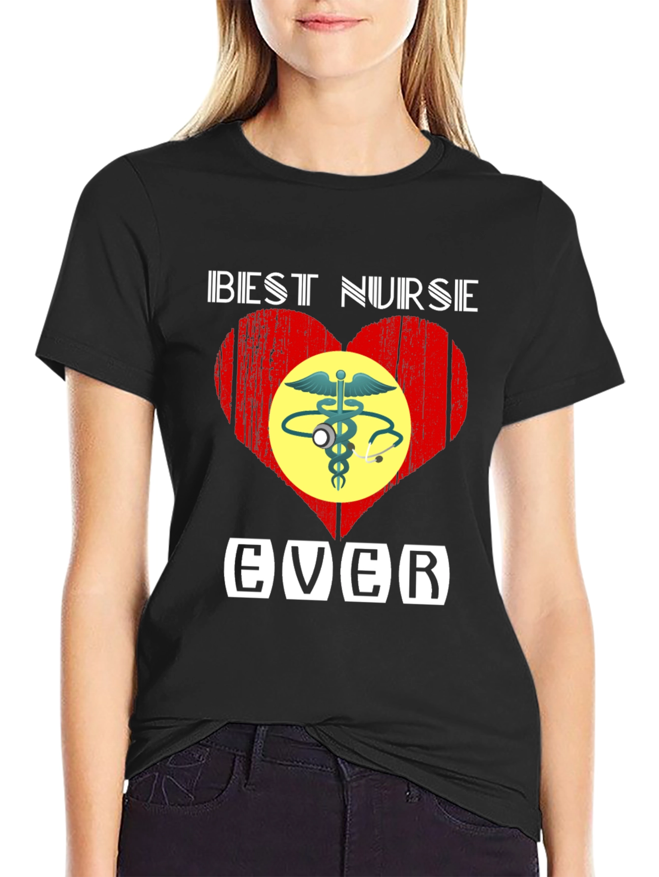 Best Nurse Ever Graphic T-Shirt