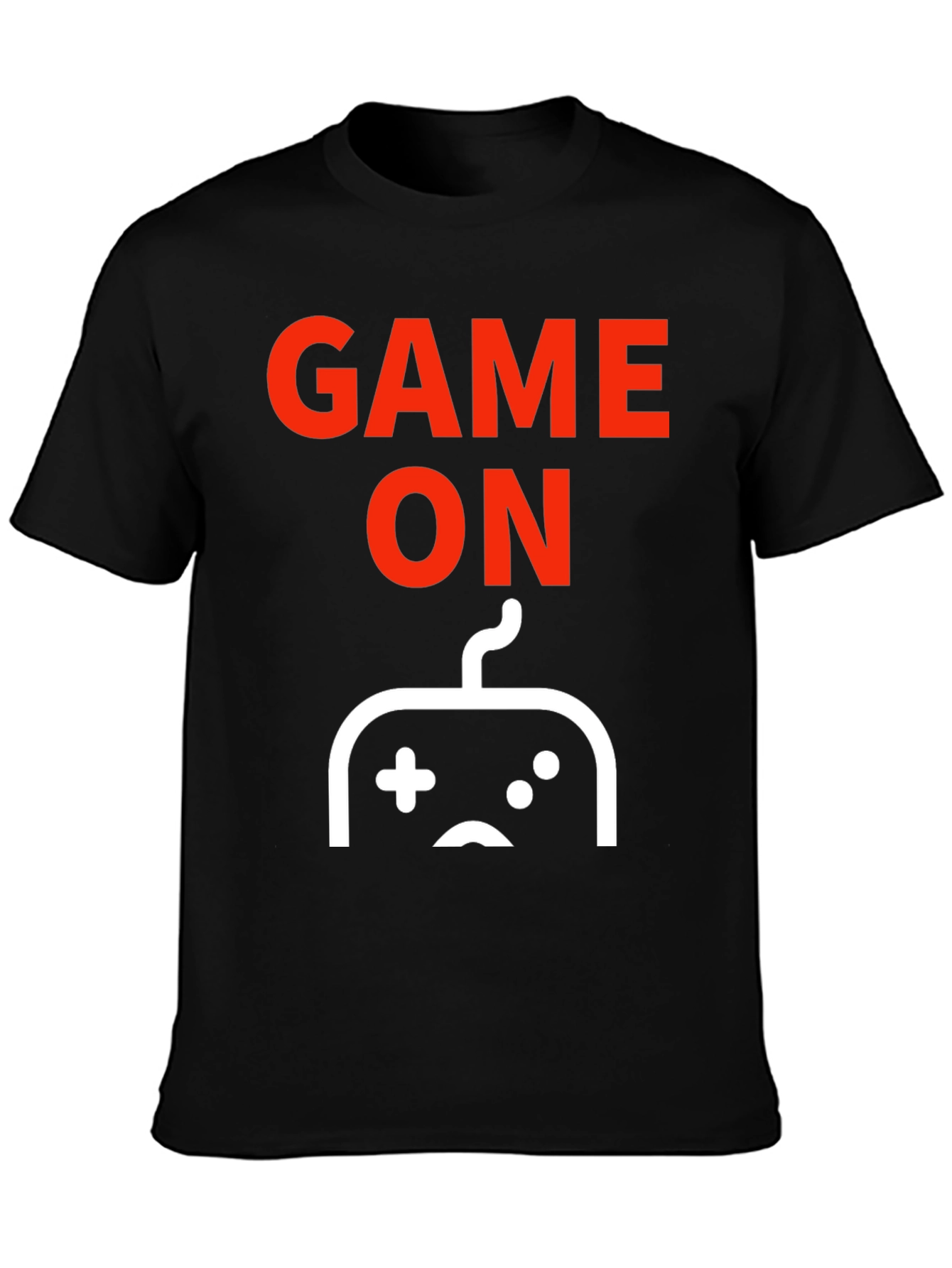 Game On Black T-Shirt - Gamer Apparel