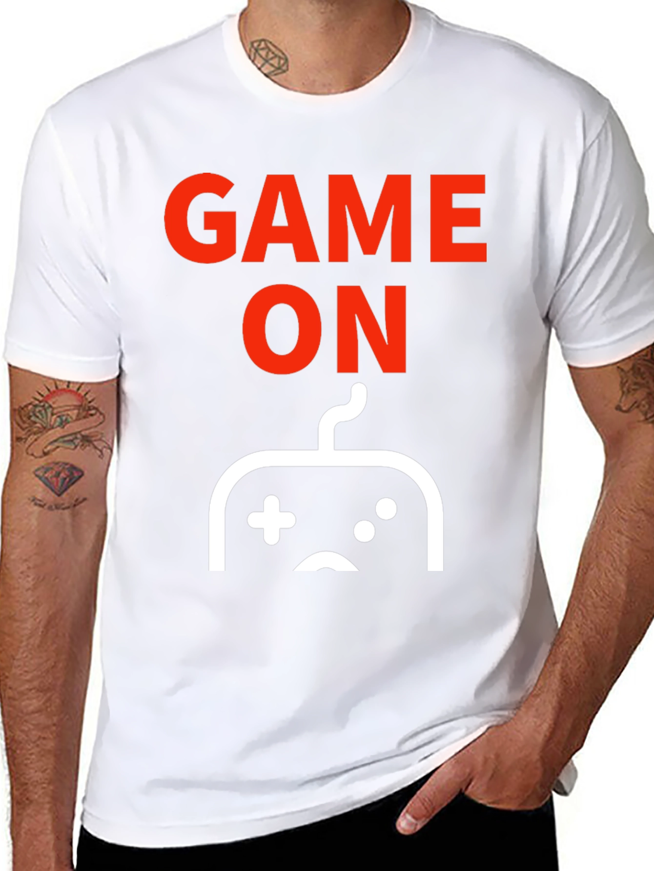 Game On Black T-Shirt - Gamer Apparel