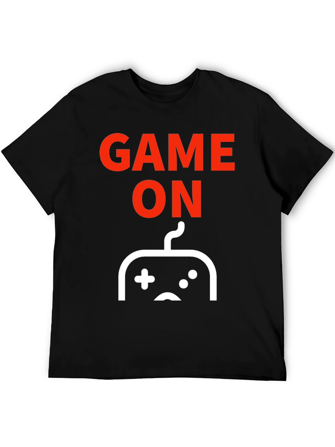 Game On Black T-Shirt - Gamer Apparel