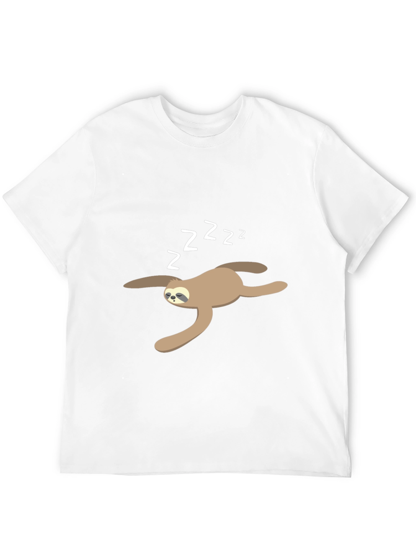 Sleeping Sloth T-Shirt - Cute Lazy Animal Tee