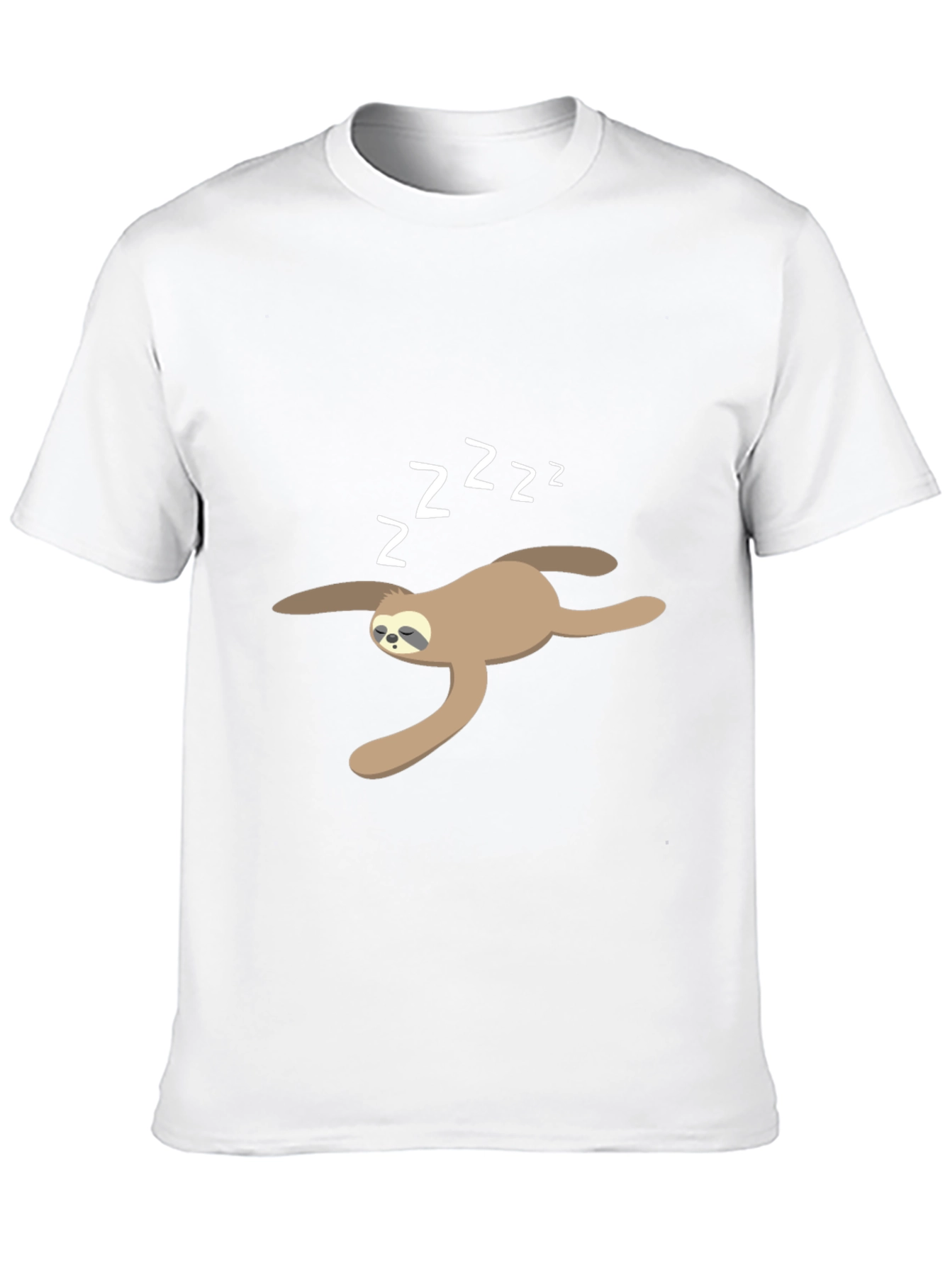 Sleeping Sloth T-Shirt - Cute Lazy Animal Tee
