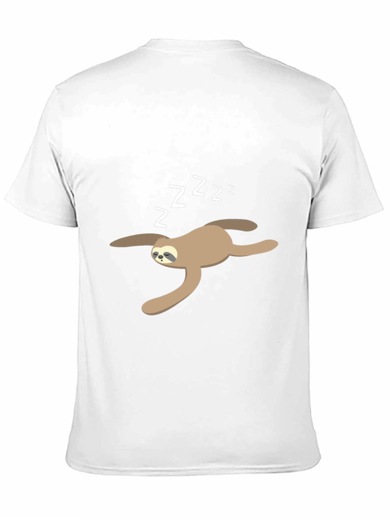 Sleeping Sloth T-Shirt - Cute Lazy Animal Tee