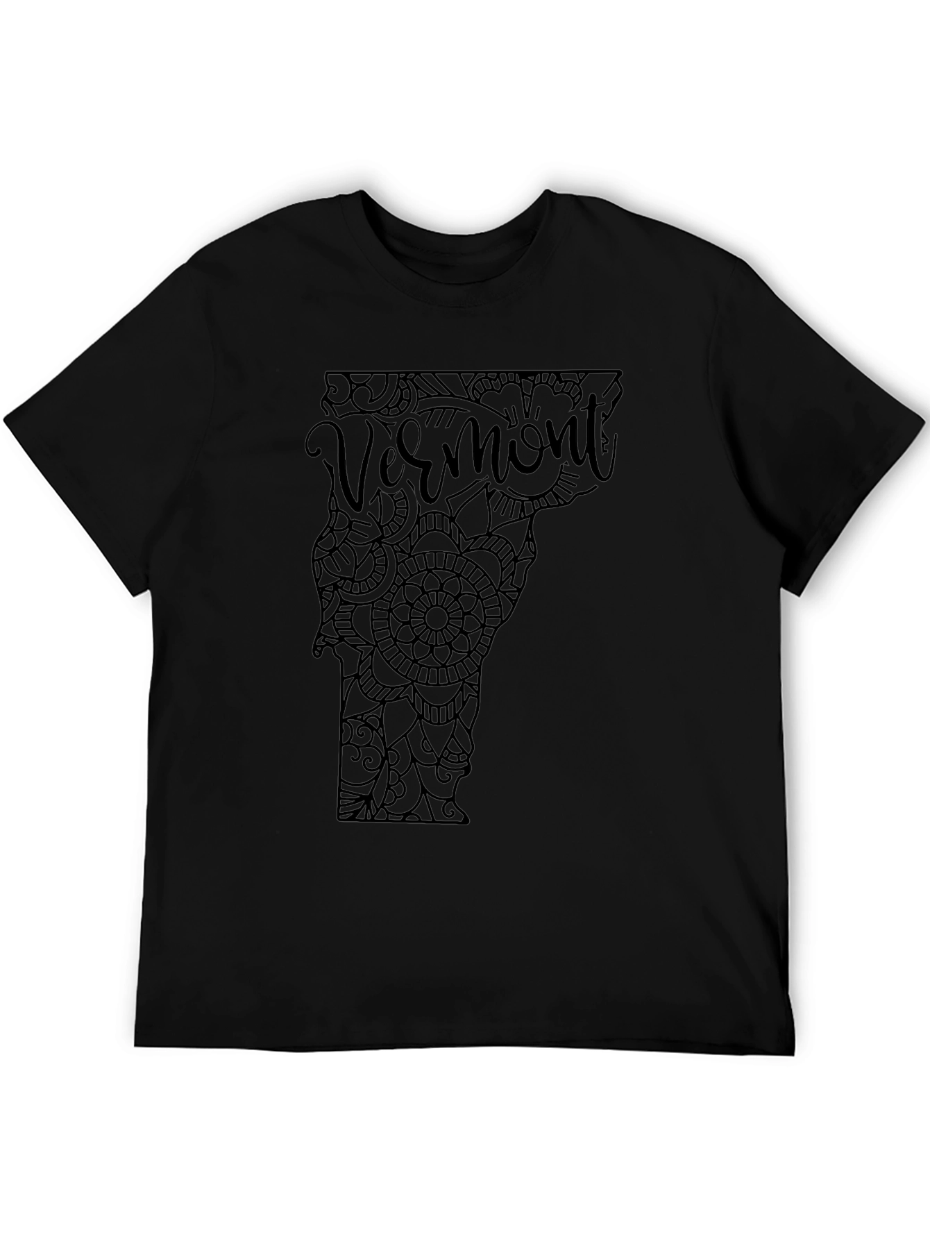 Vermont State Mandala T-Shirt