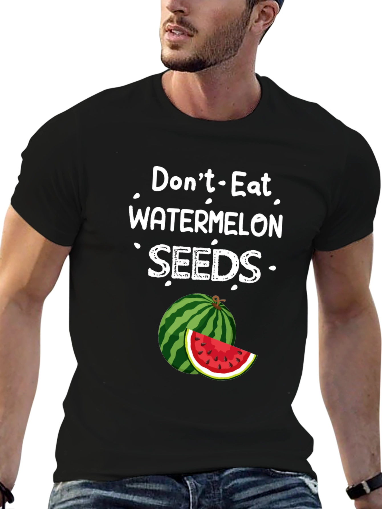 Dont Eat Watermelon Seeds Graphic Tee